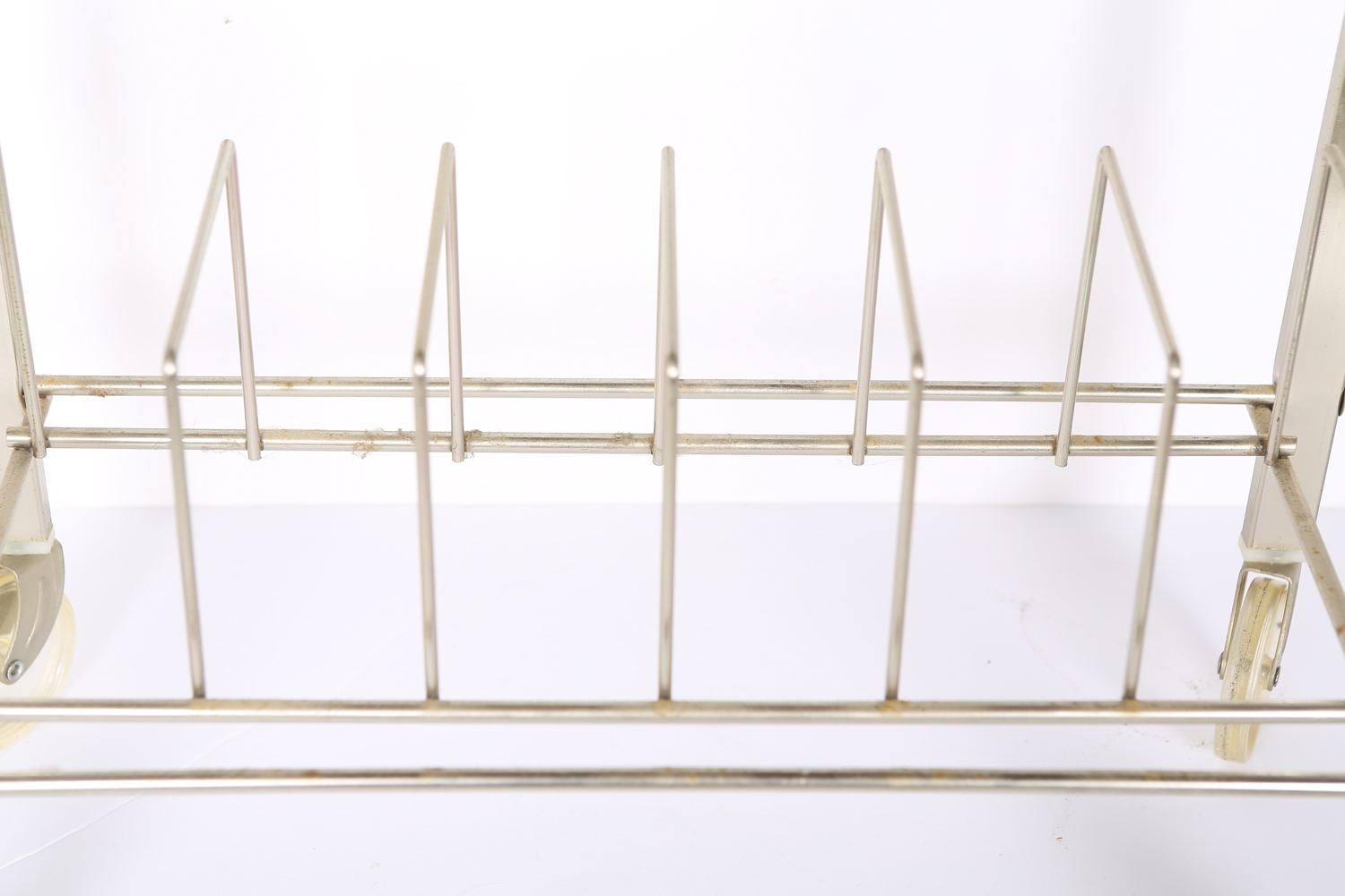 Vintage Rolling Record Storage Cart