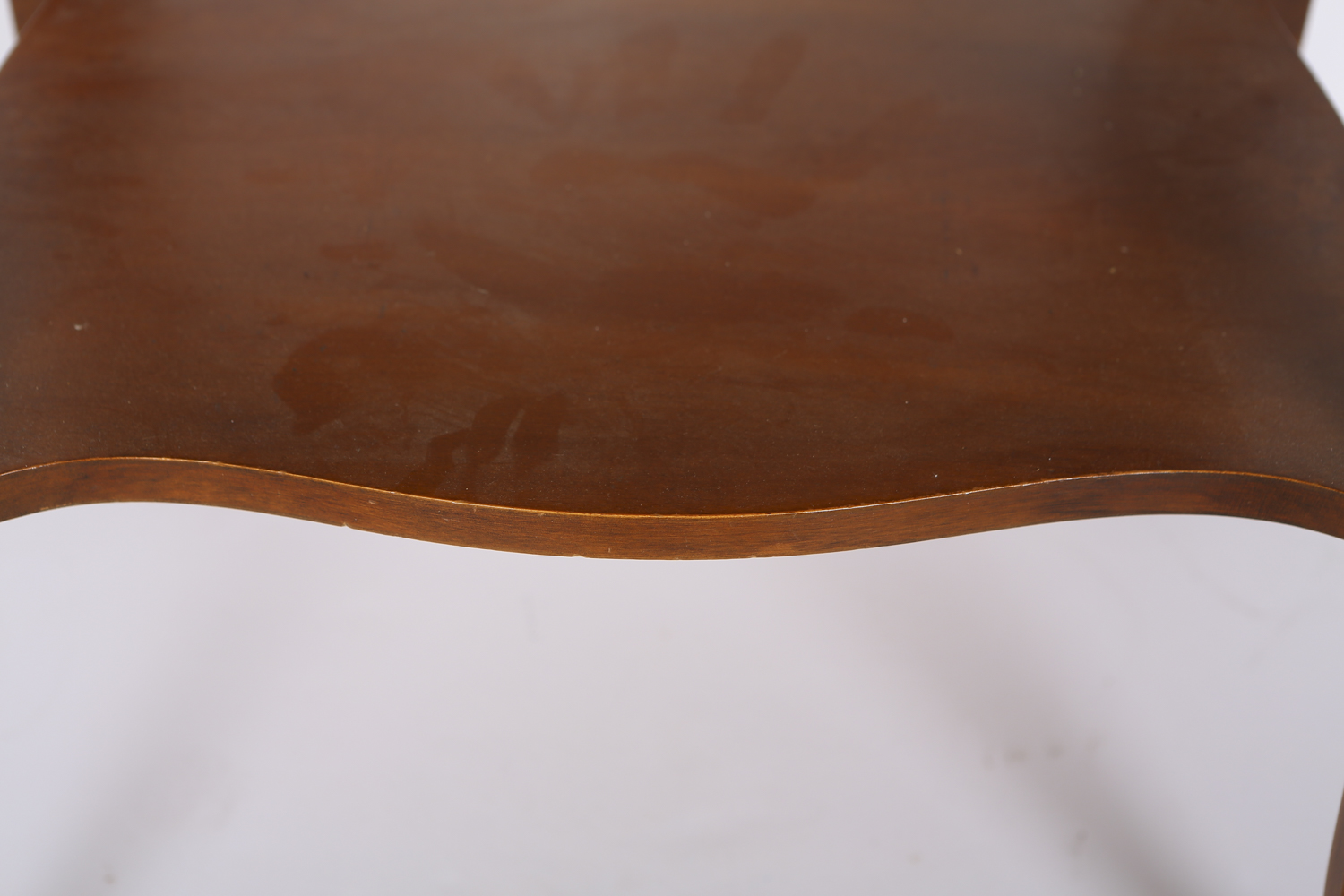 Cherry Stained Wooden Side Table