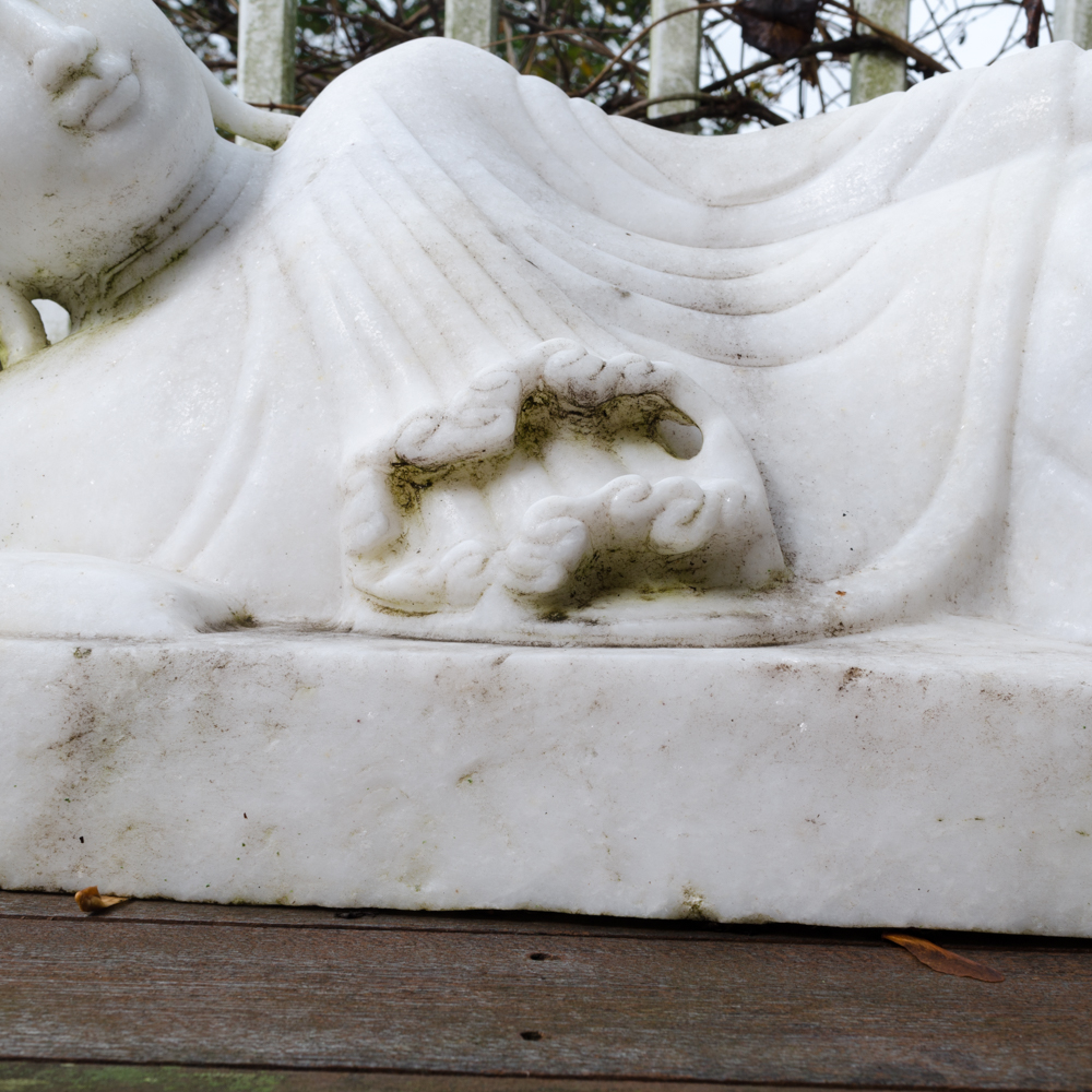 Reclining Marble Buddha