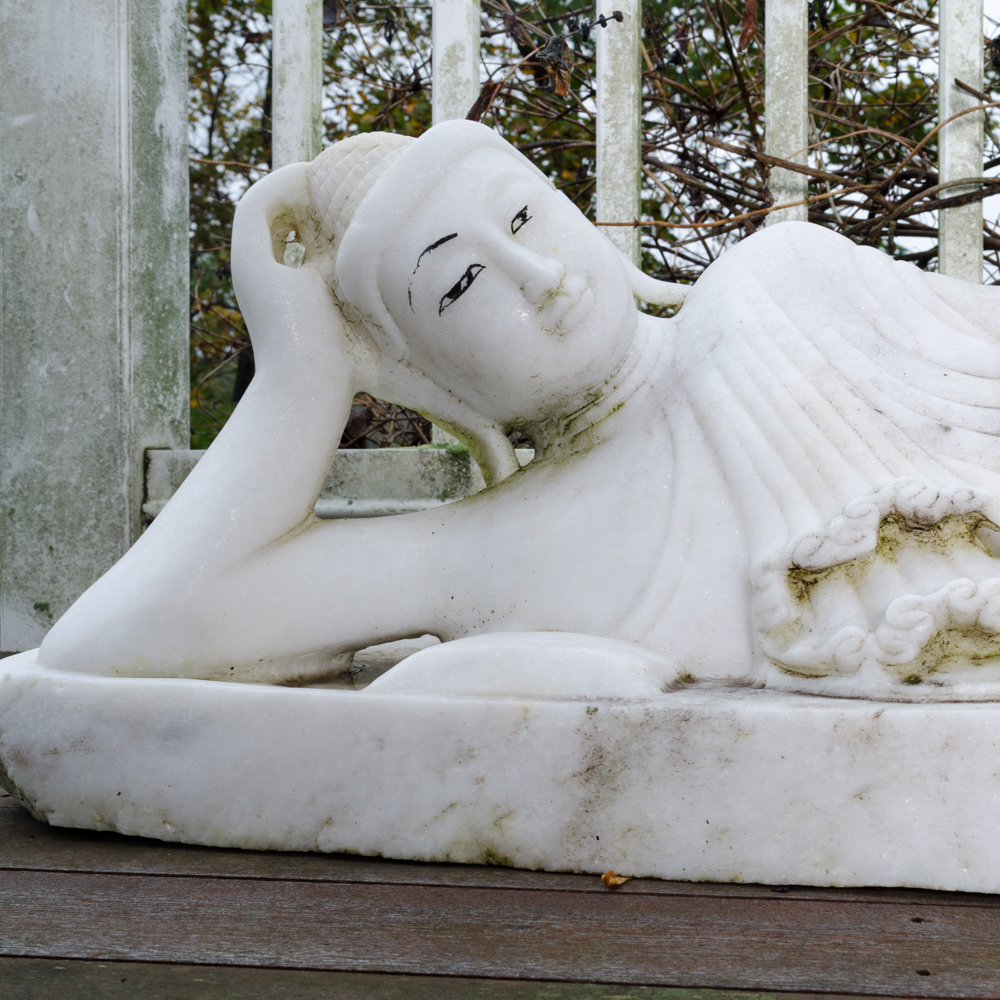 Reclining Marble Buddha