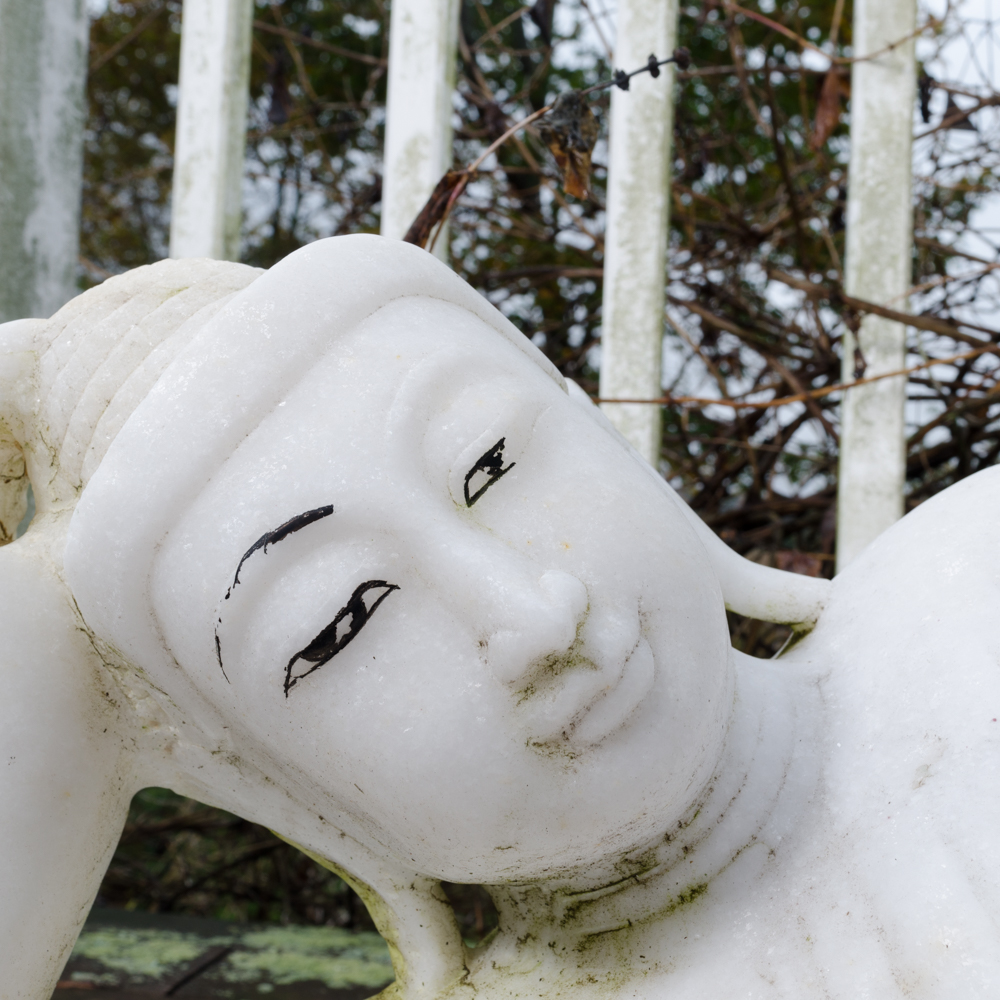 Reclining Marble Buddha