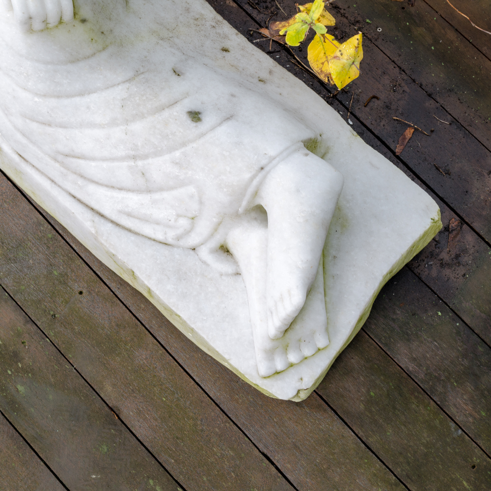 Reclining Marble Buddha