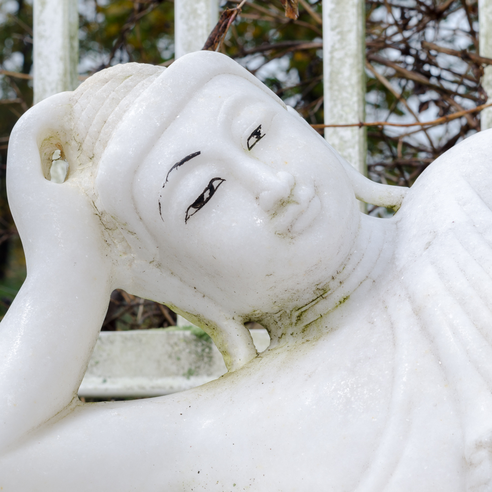 Reclining Marble Buddha