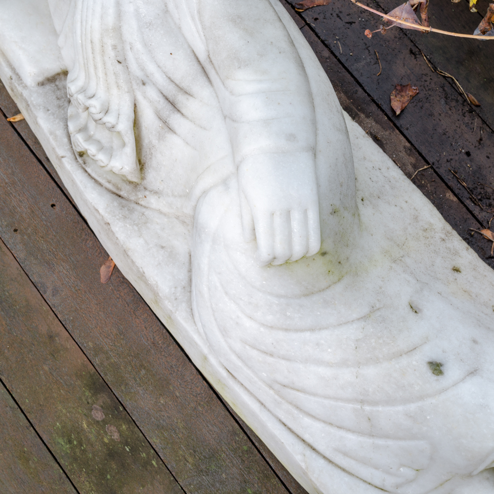 Reclining Marble Buddha