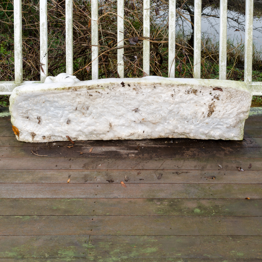 Reclining Marble Buddha