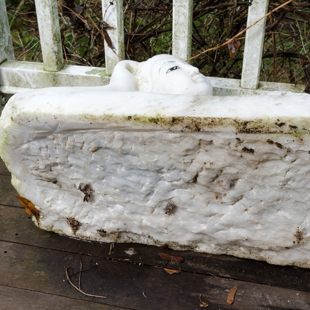 Reclining Marble Buddha