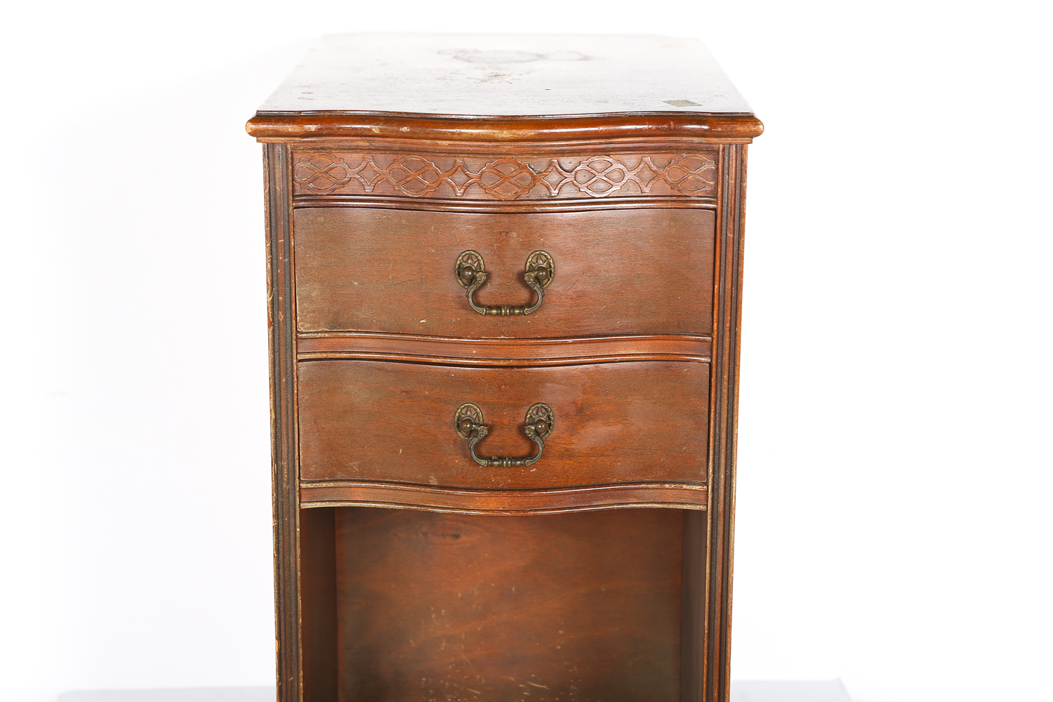 Vintage Chippendale Style Mahogany Nightstand