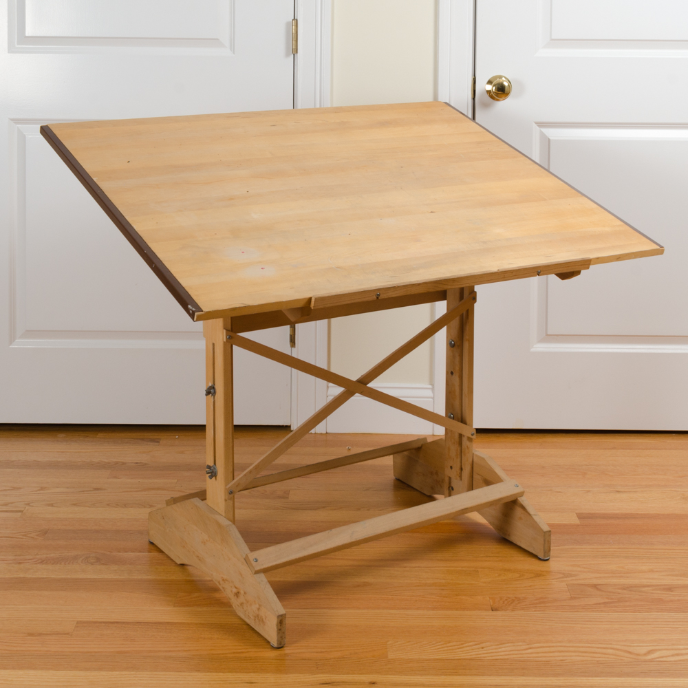 Wooden Drafting Table