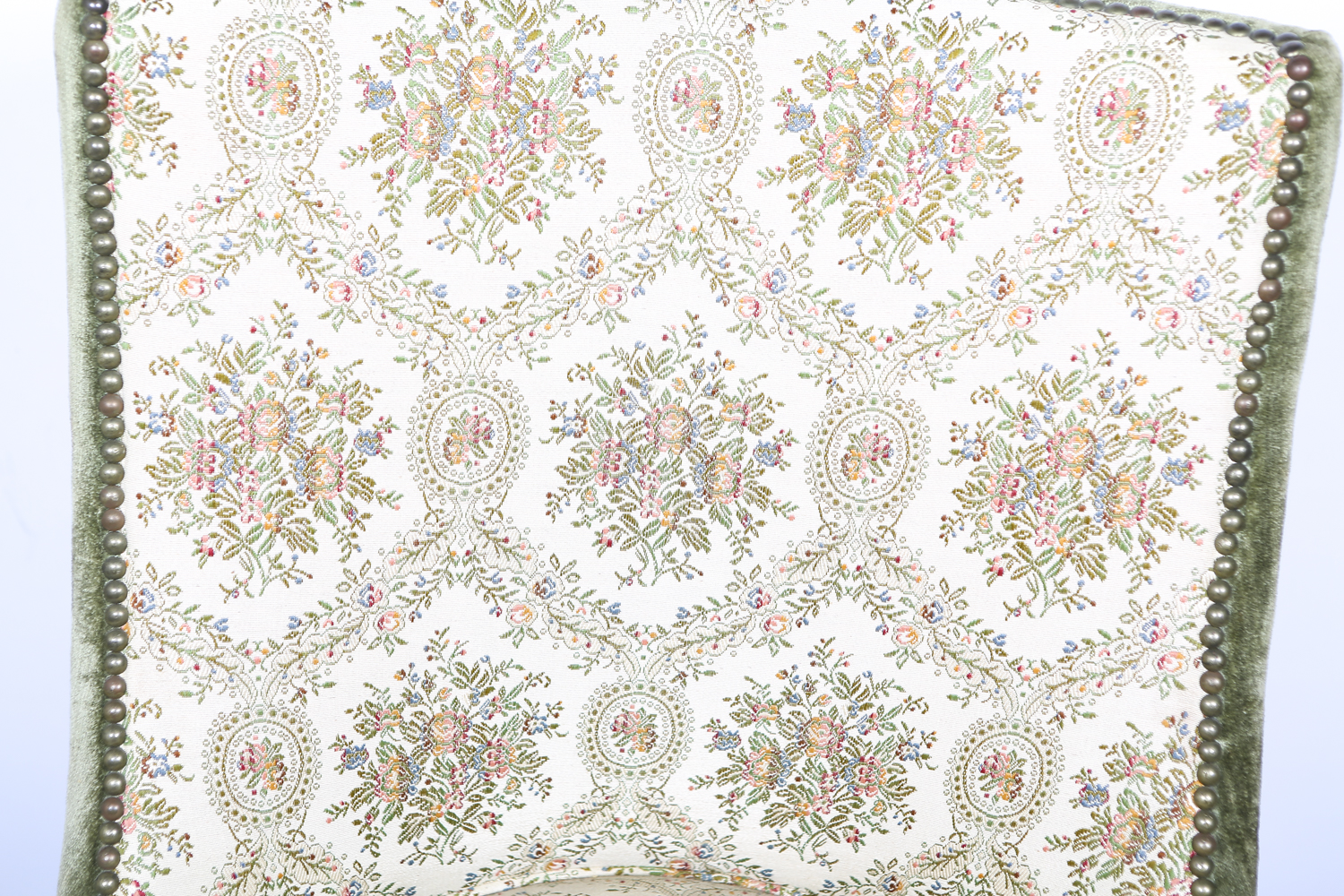 Pair of French Empire Style Upholstered Chairs