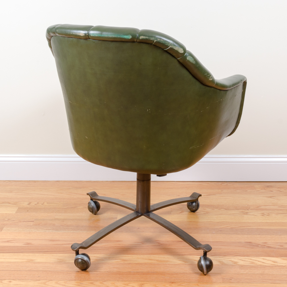Green Swivel Office Chair