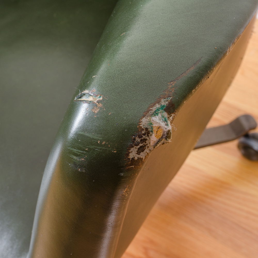 Green Swivel Office Chair