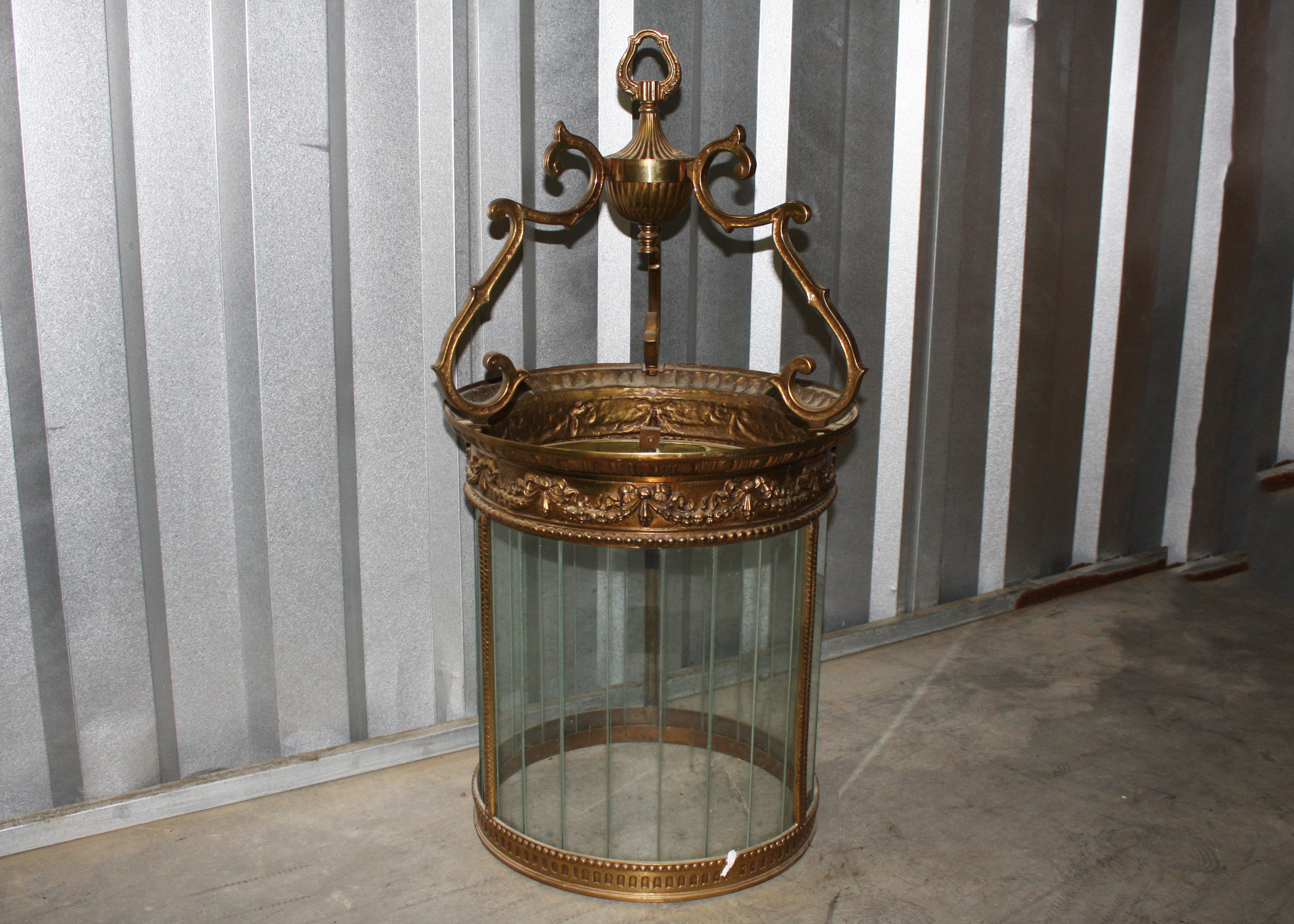 Gold Tone Pedant Light Shade