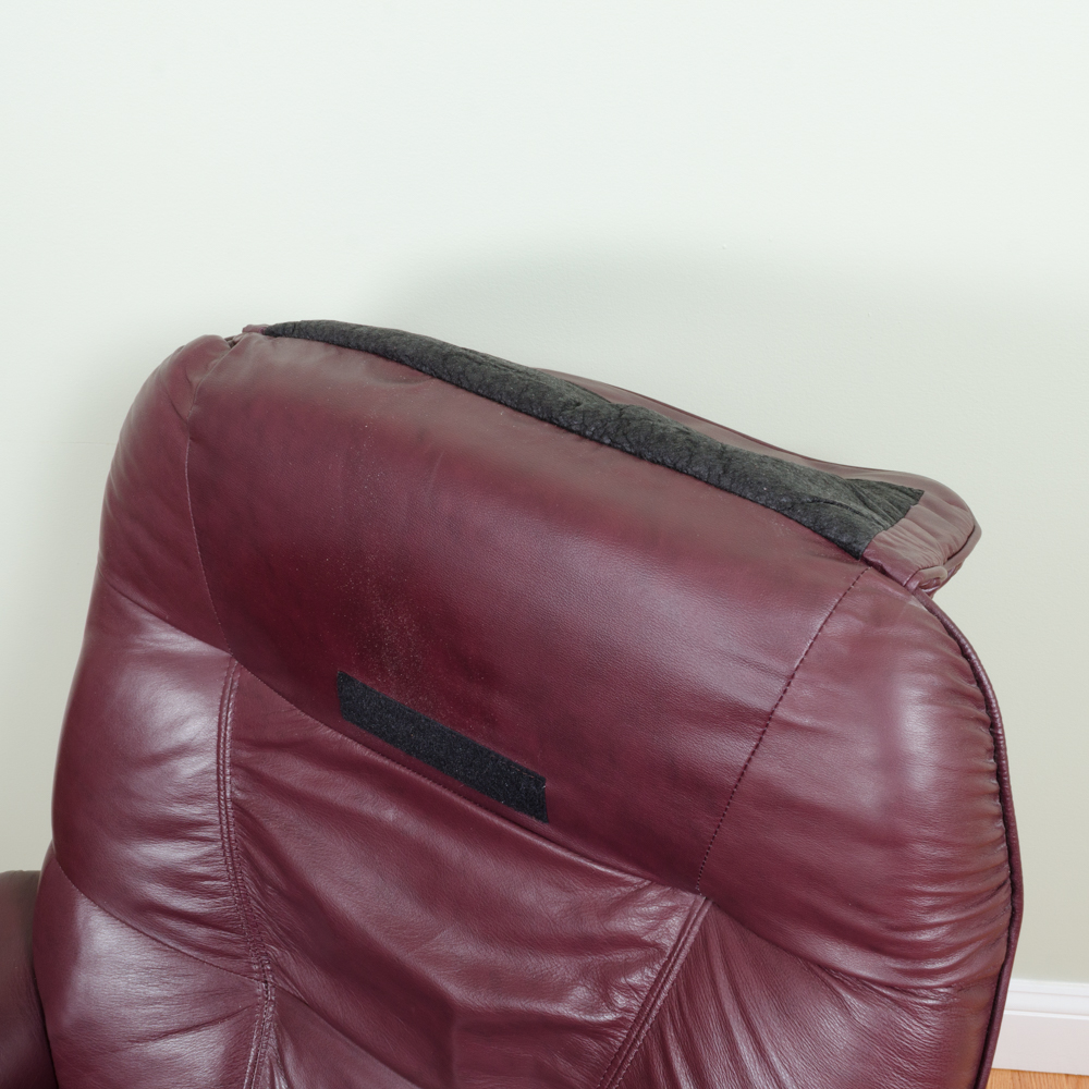 Burgundy Leather Reclining Chair by Palliser