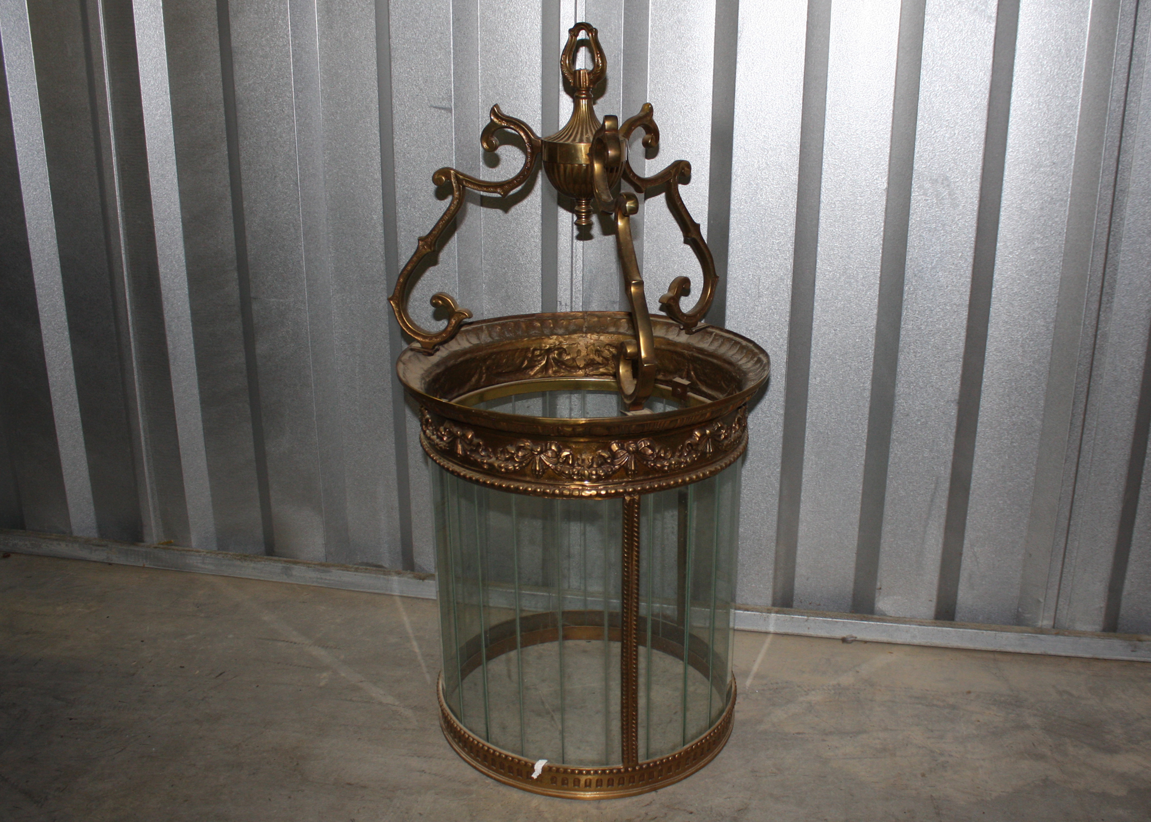 Gold Tone Pedant Light Shade