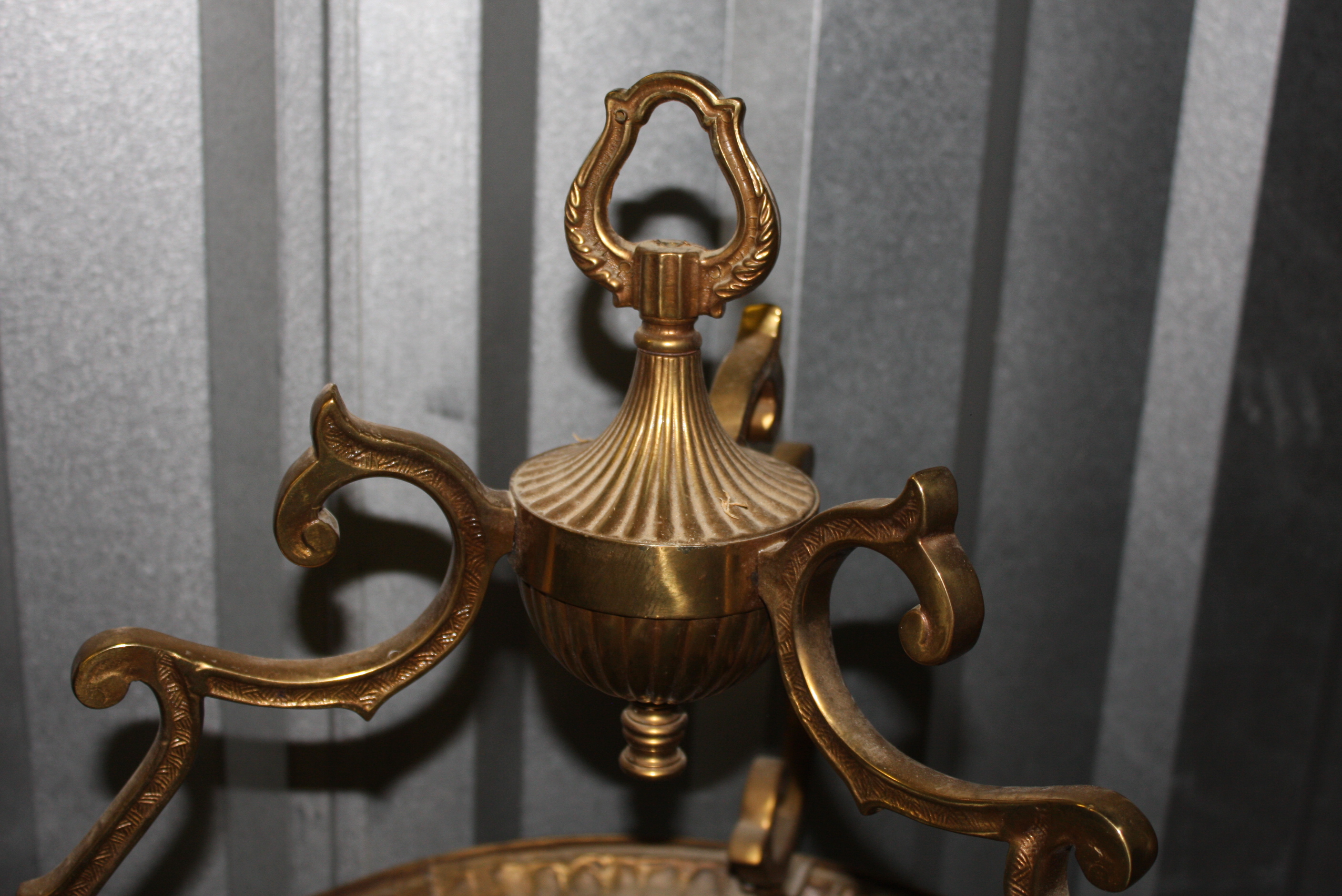 Gold Tone Pedant Light Shade