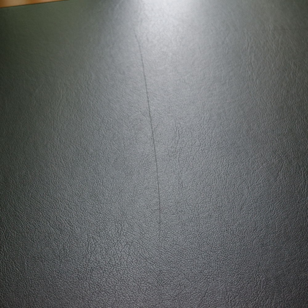 Wooden Office Desk with Leather Inlay Top