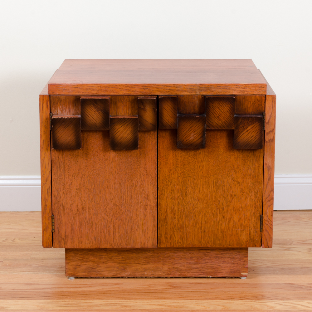 Vintage Brutalist Nightstands