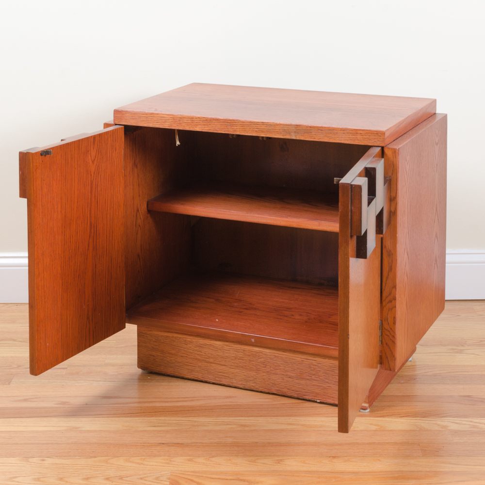 Vintage Brutalist Nightstands