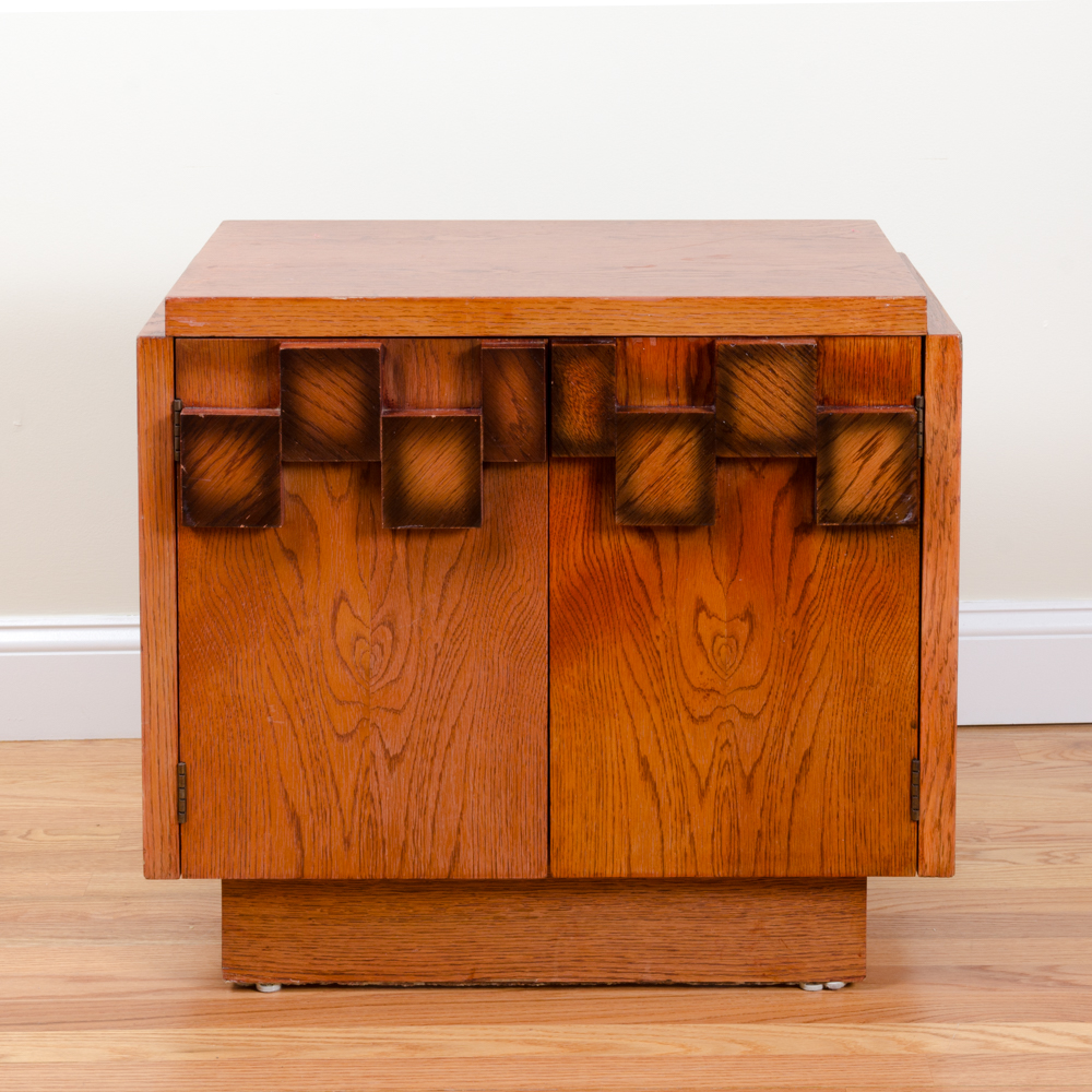 Vintage Brutalist Nightstands