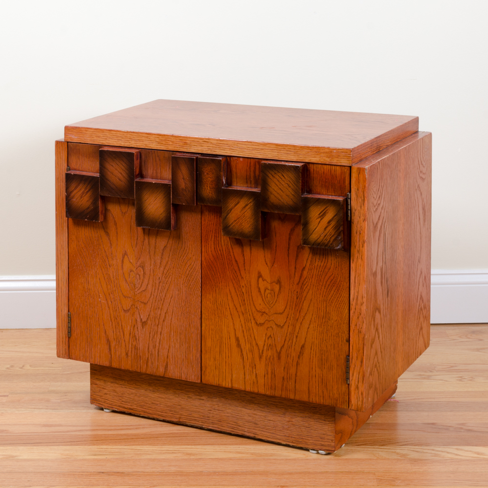 Vintage Brutalist Nightstands