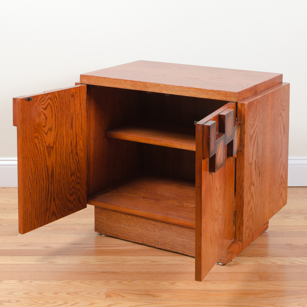 Vintage Brutalist Nightstands