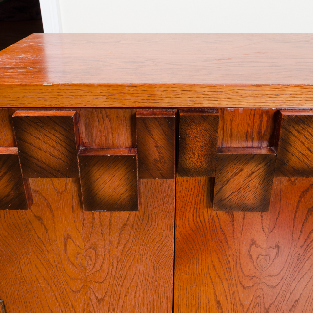Vintage Brutalist Nightstands