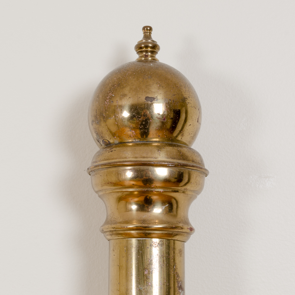 Brass Finished King Size Headboard and Footboard