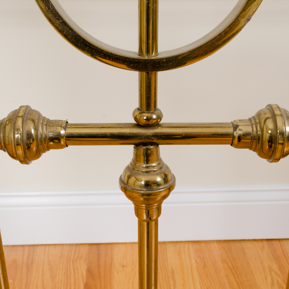 Brass Finished King Size Headboard and Footboard