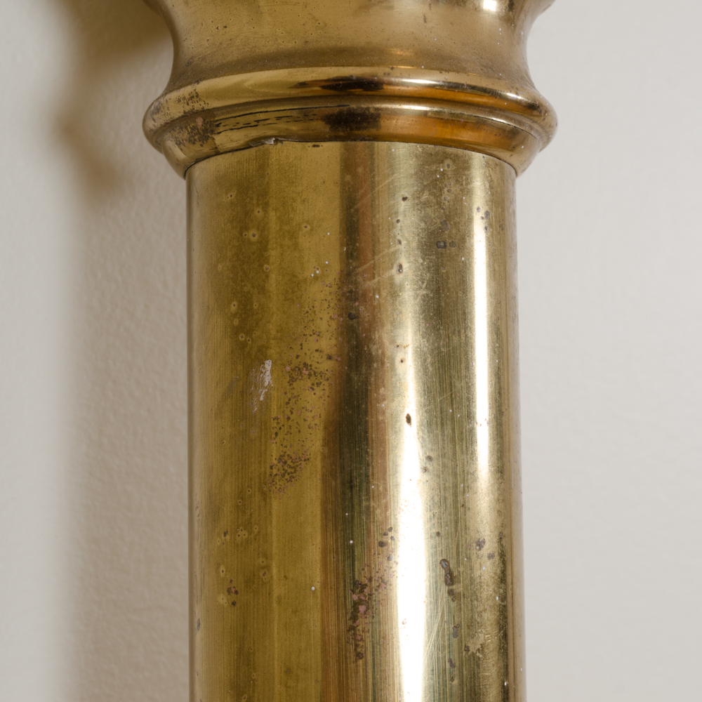 Brass Finished King Size Headboard and Footboard