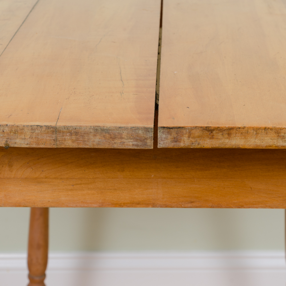 Vintage Wooden Drop-Leaf Side Table