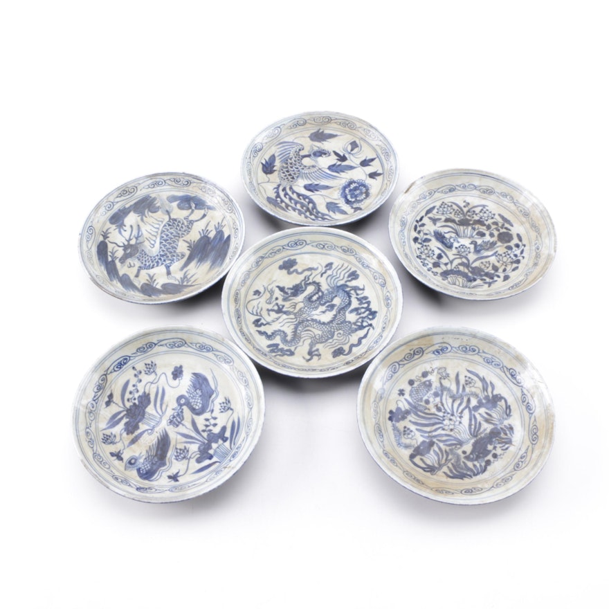 Chinese Blue and White Ceramic Bowls