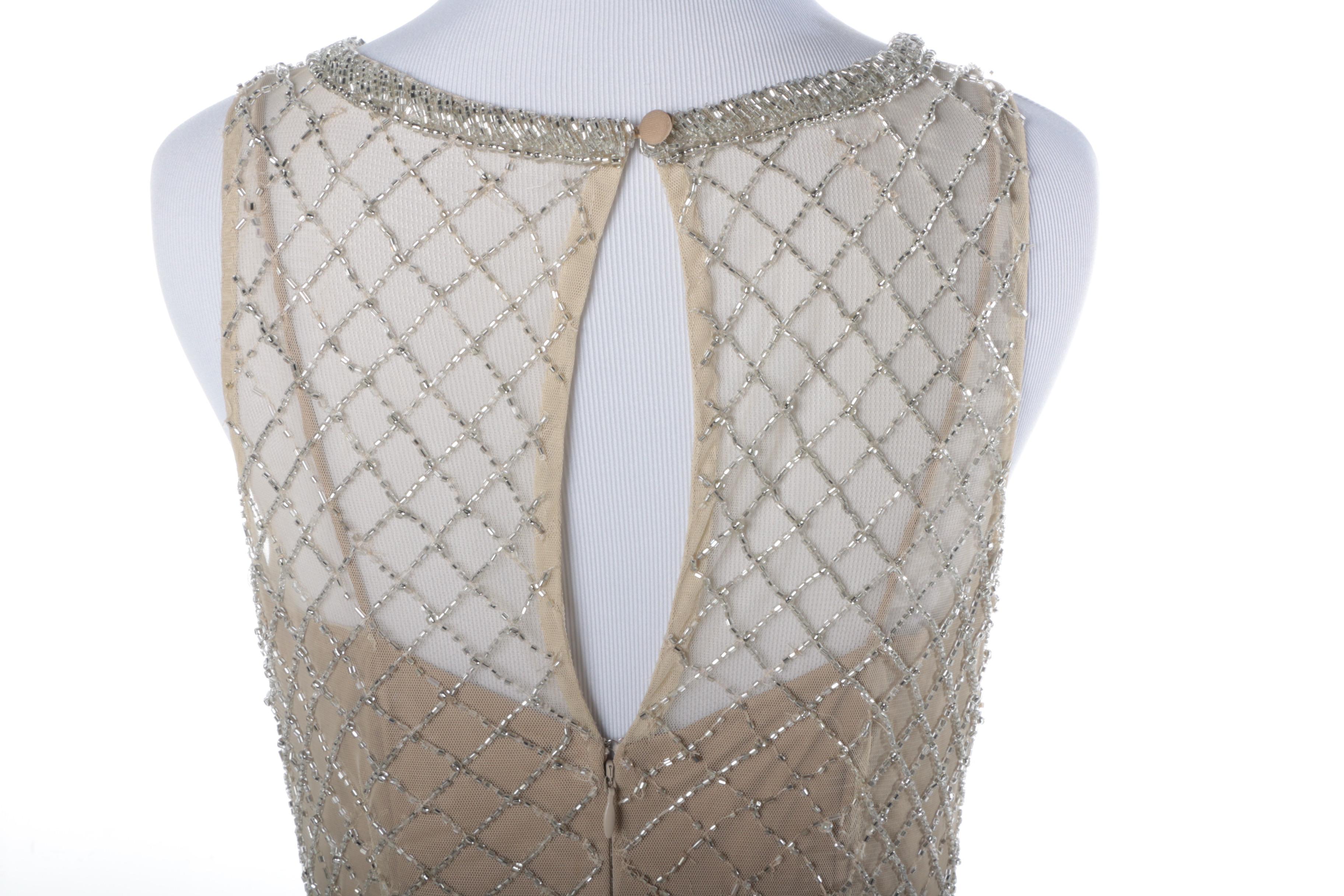 Aidan Mattox Beaded Evening Gown