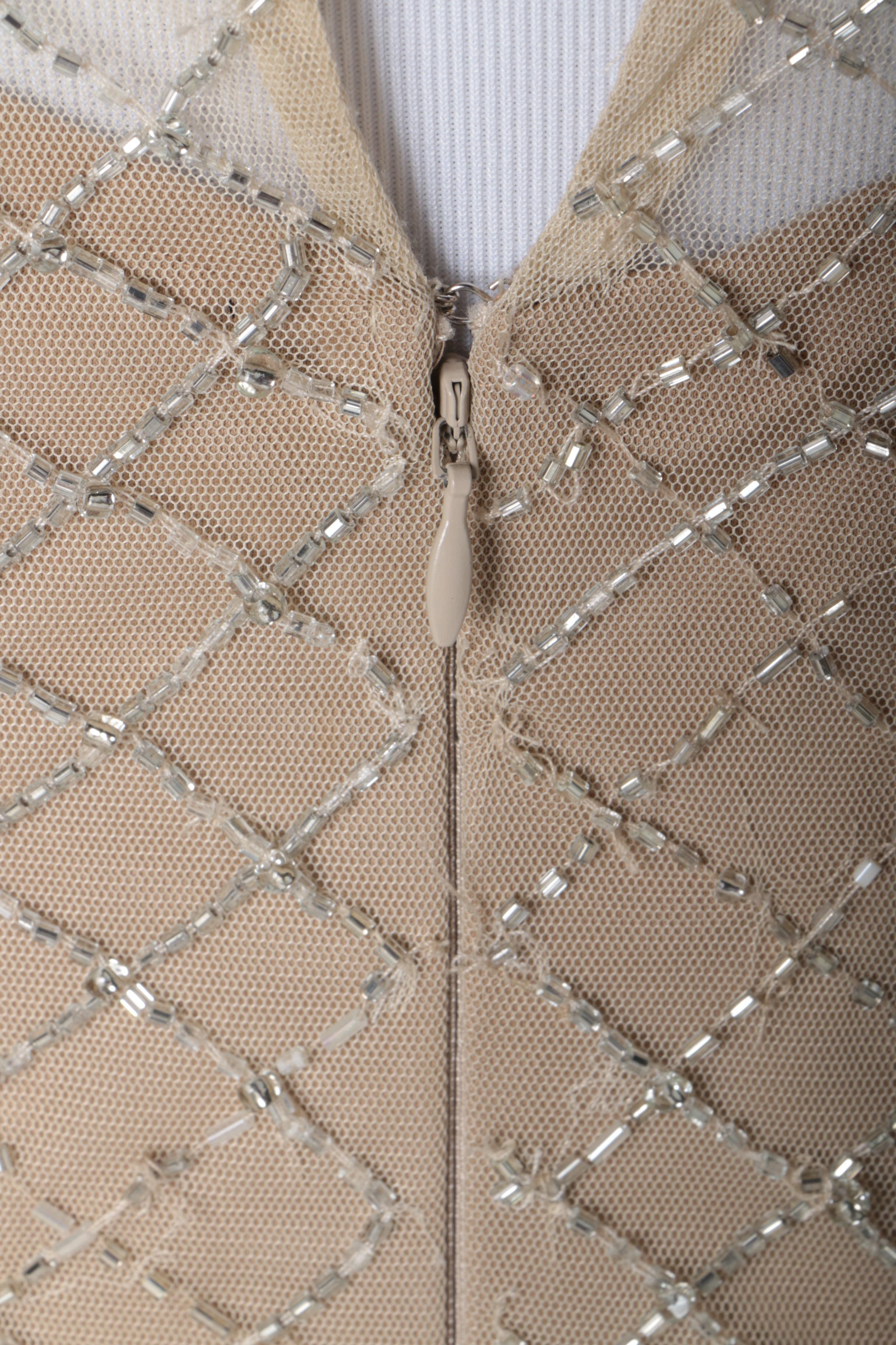 Aidan Mattox Beaded Evening Gown