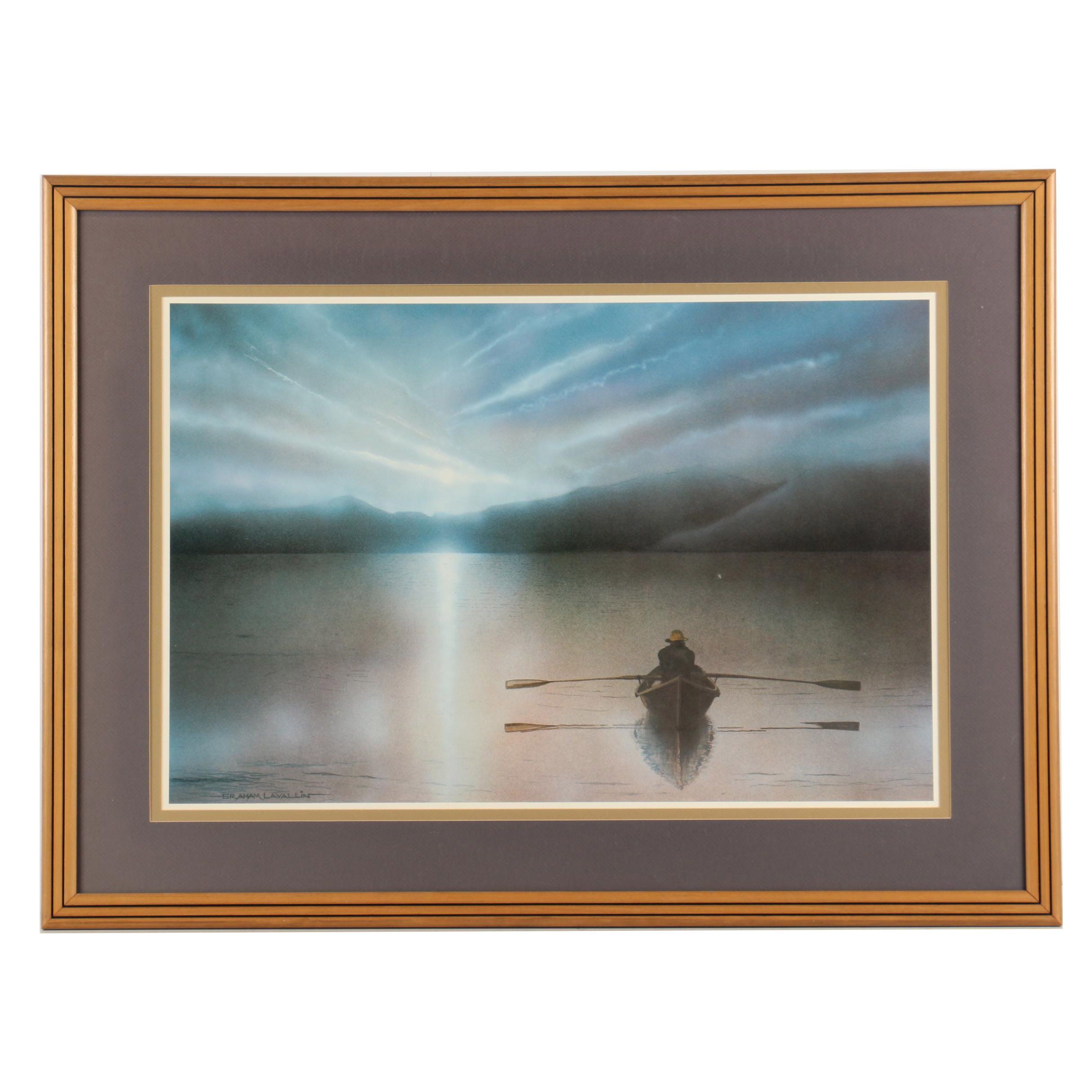 Offset Lithograph Print on Paper After Graham Lavallin's "Homeward Bound"