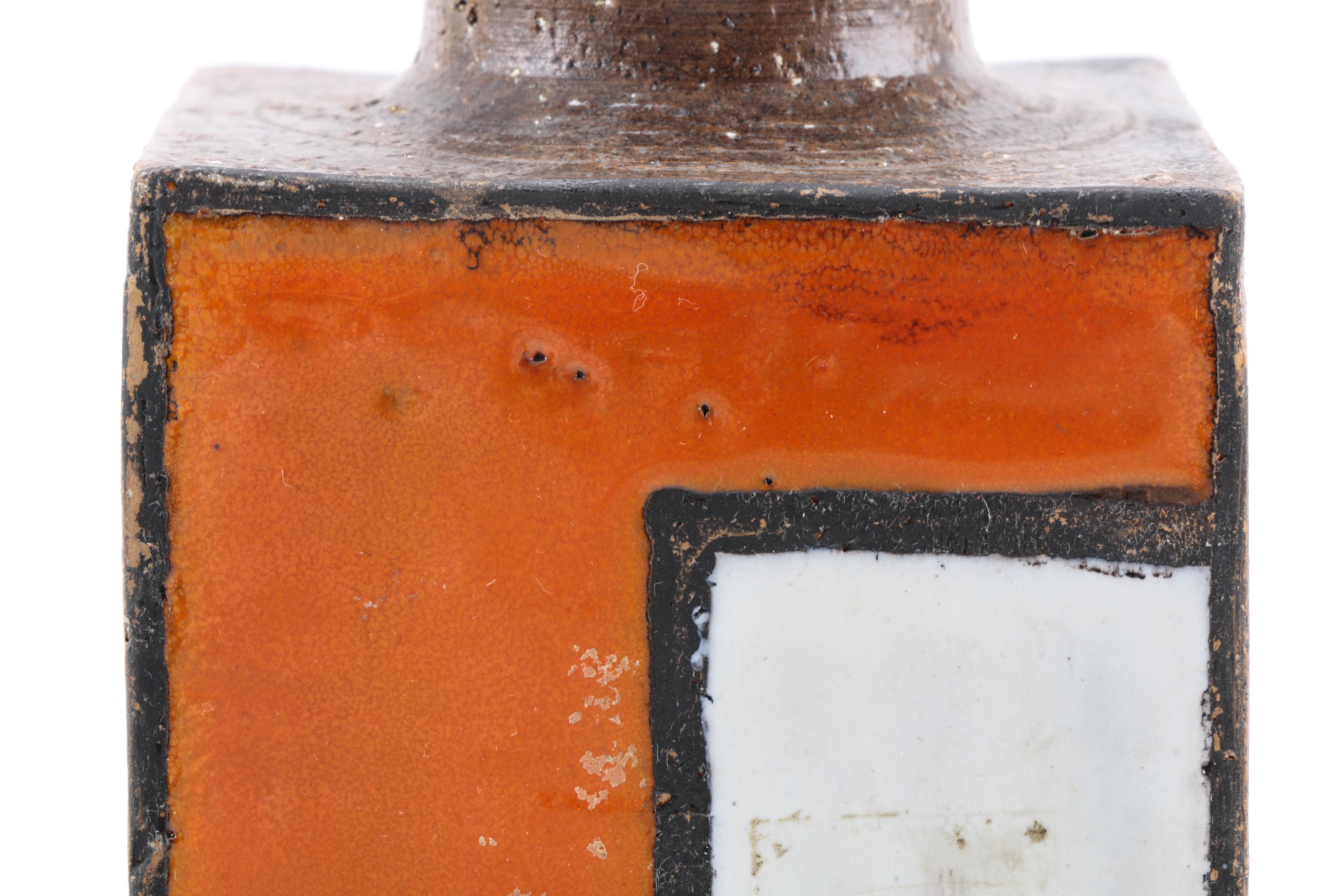 Hand Built Stoneware Bottle Vase