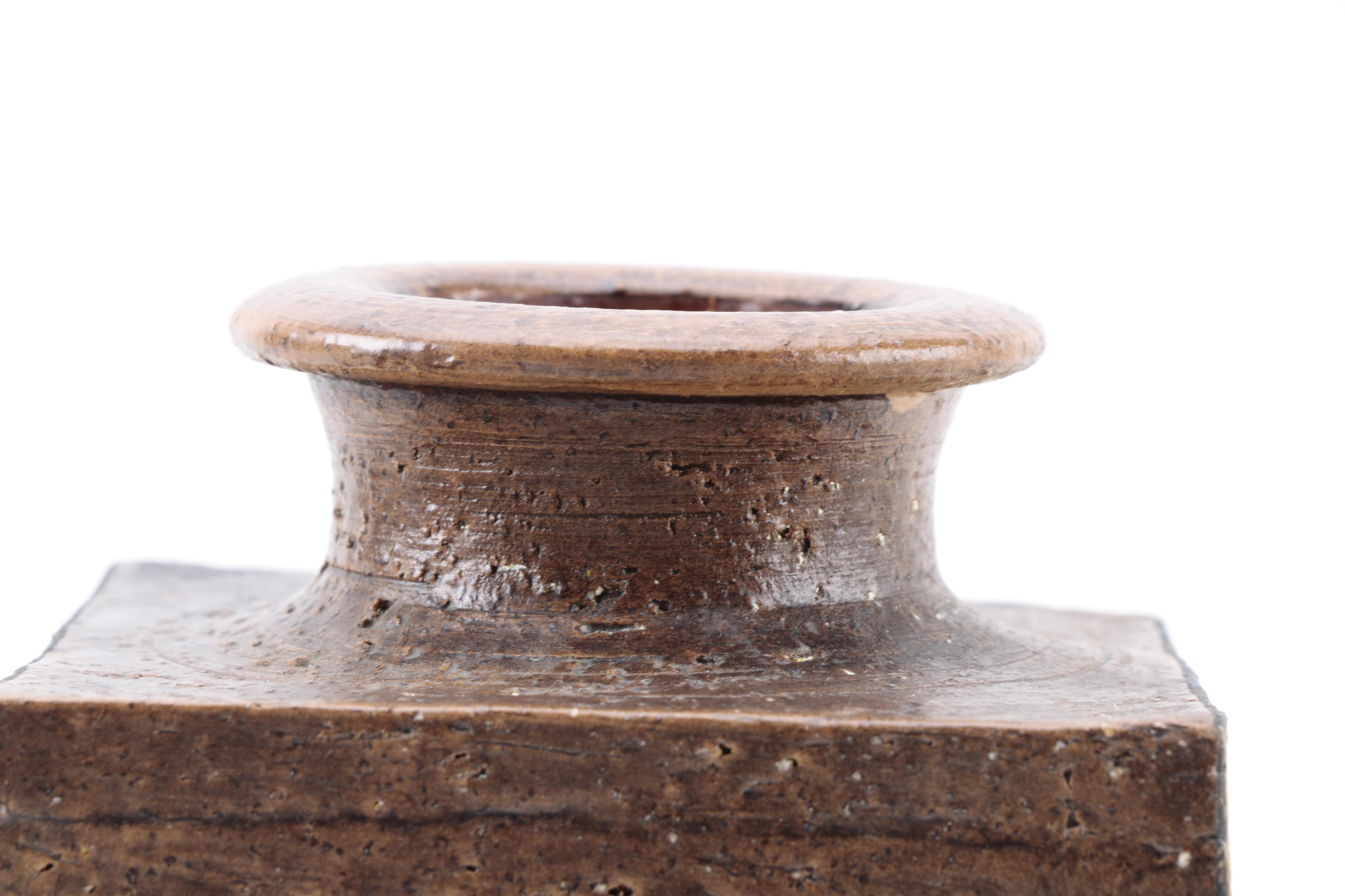 Hand Built Stoneware Bottle Vase