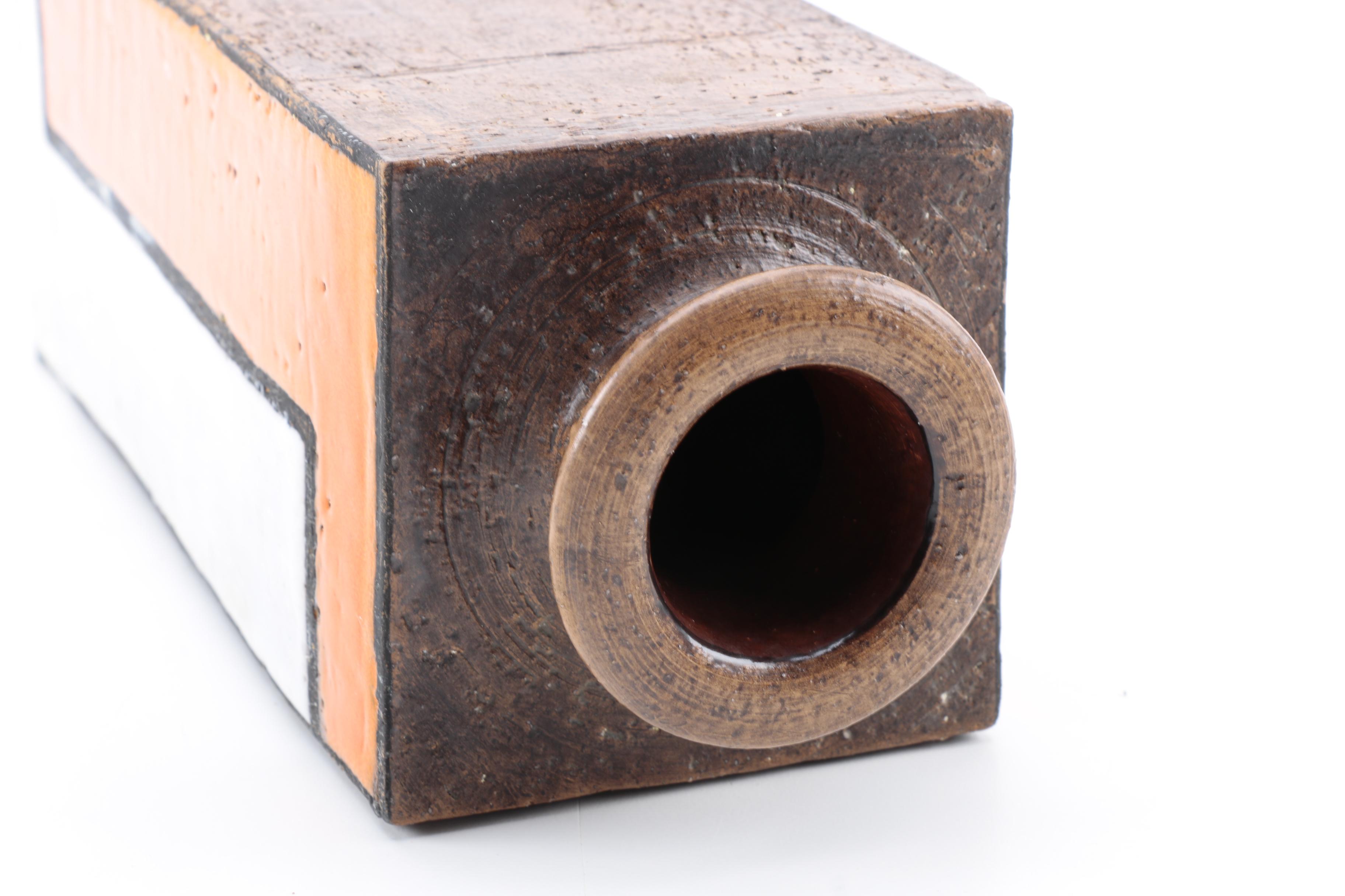 Hand Built Stoneware Bottle Vase