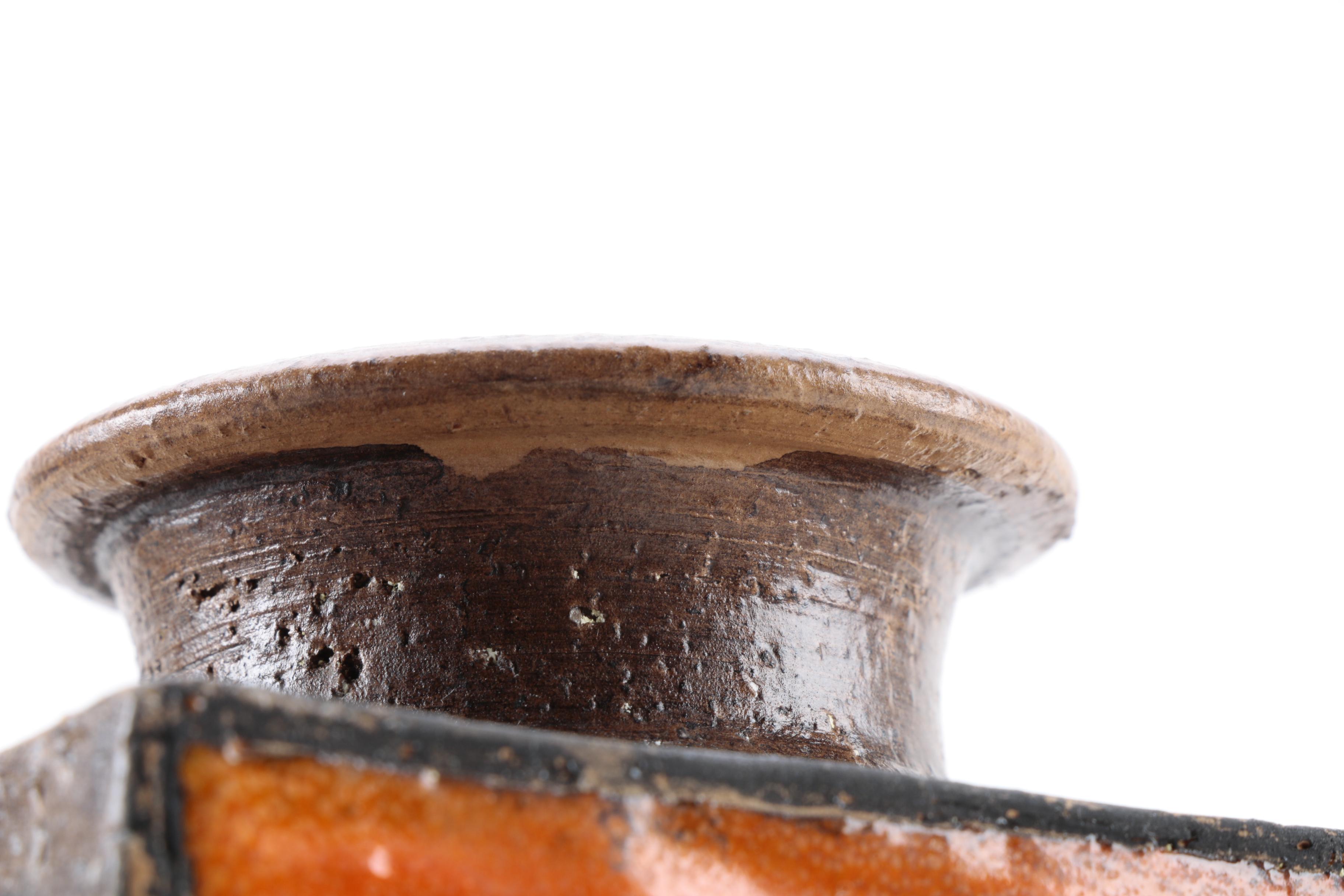 Hand Built Stoneware Bottle Vase