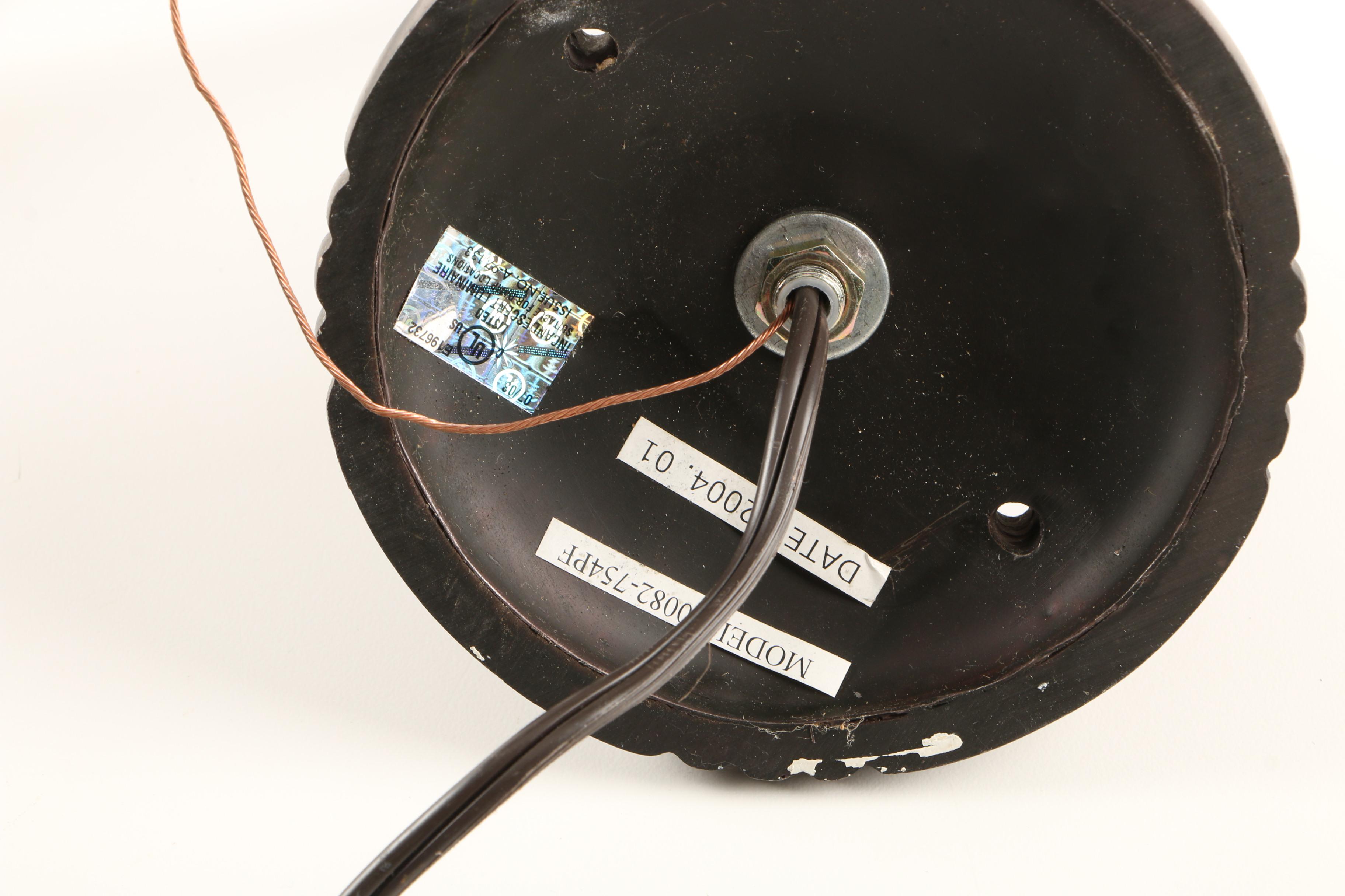 Stained Glass Hanging Pendant Light and Brown's Mule Chewing Tobacco Mold