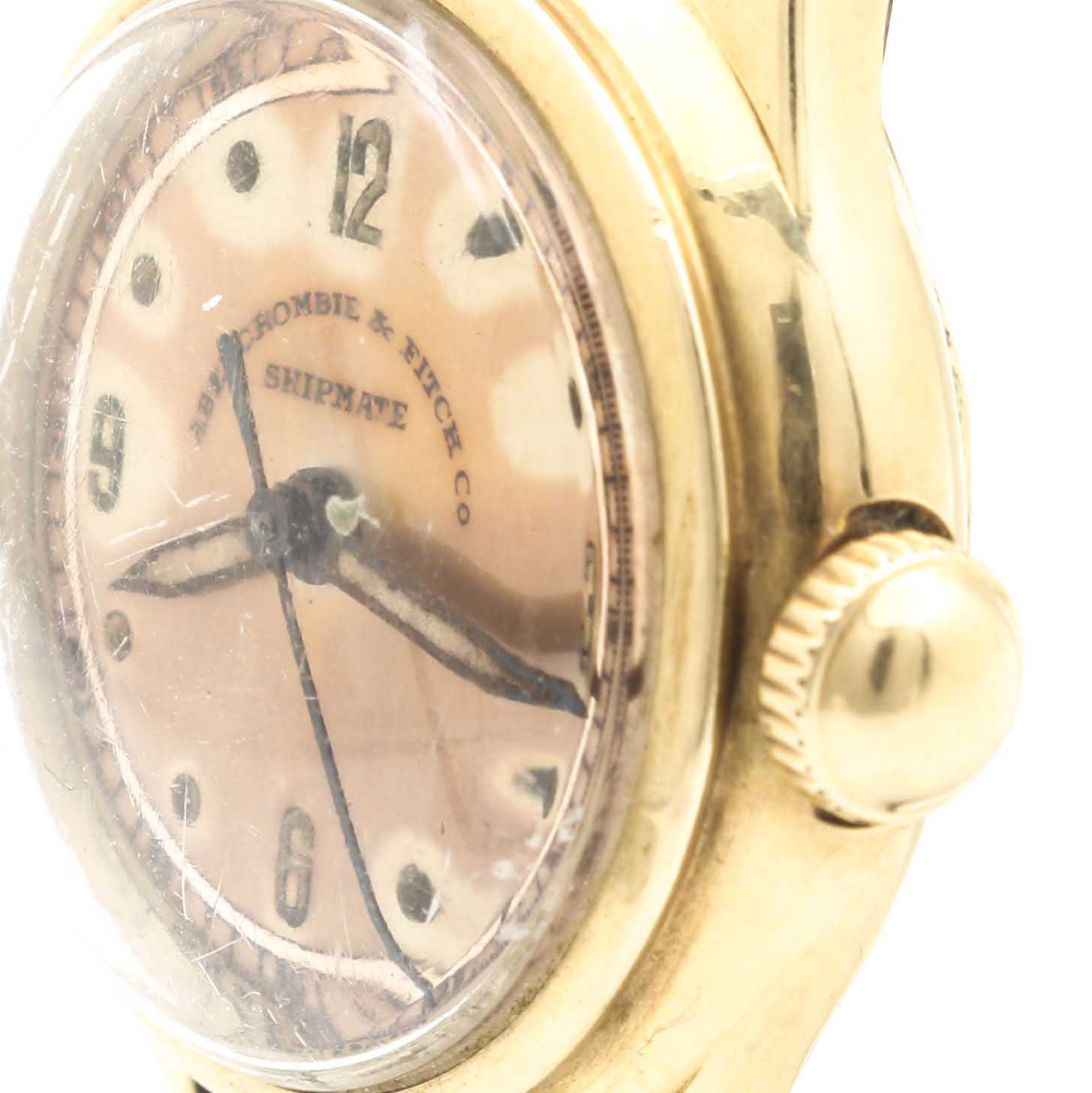 Abercrombie & Fitch Shipmate 14K Yellow Gold Watch