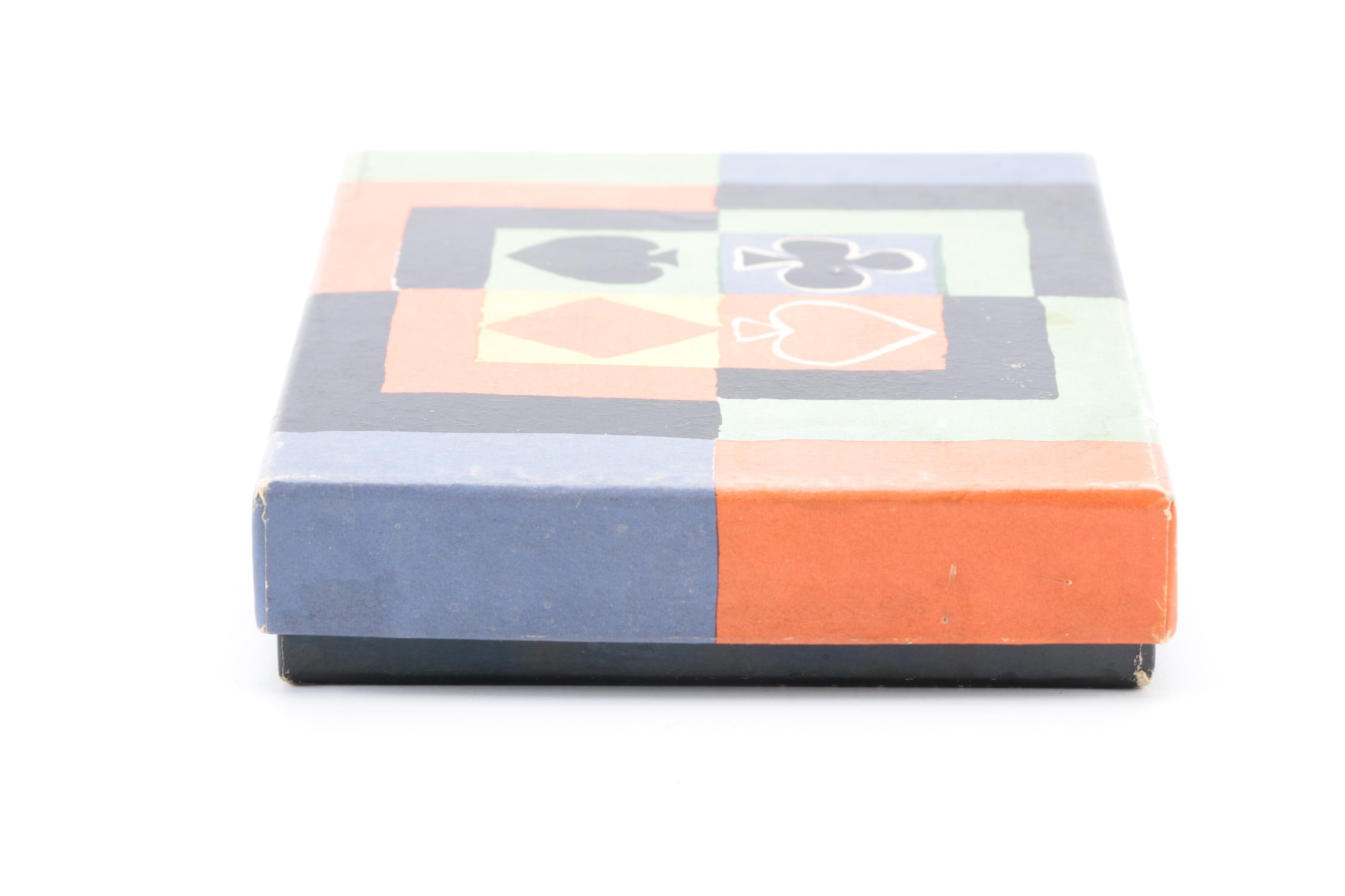 Simultane Bridge Playing Cards Designed by Sonia Delaunay