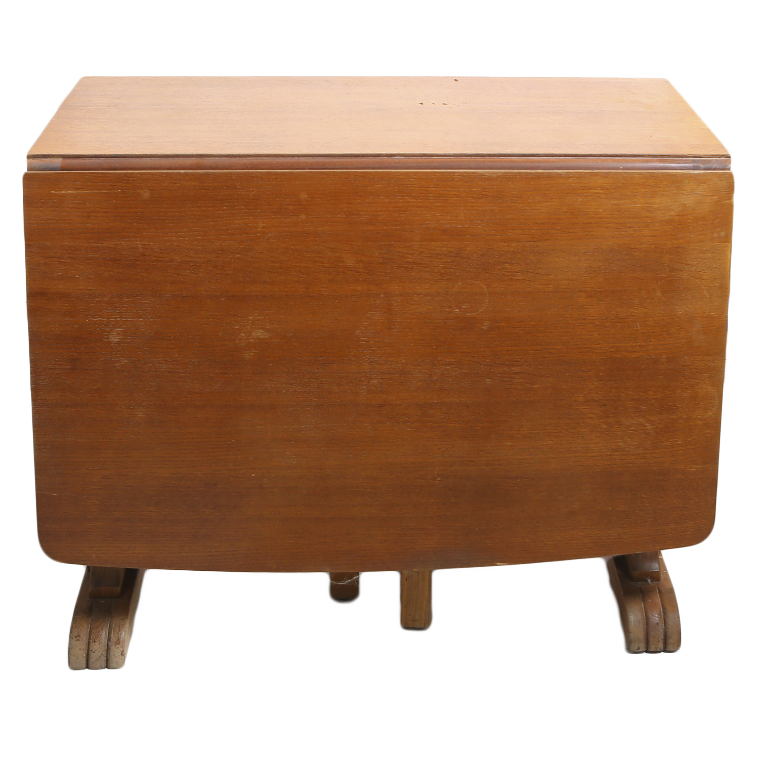 Oak Gate-Leg Trestle Table