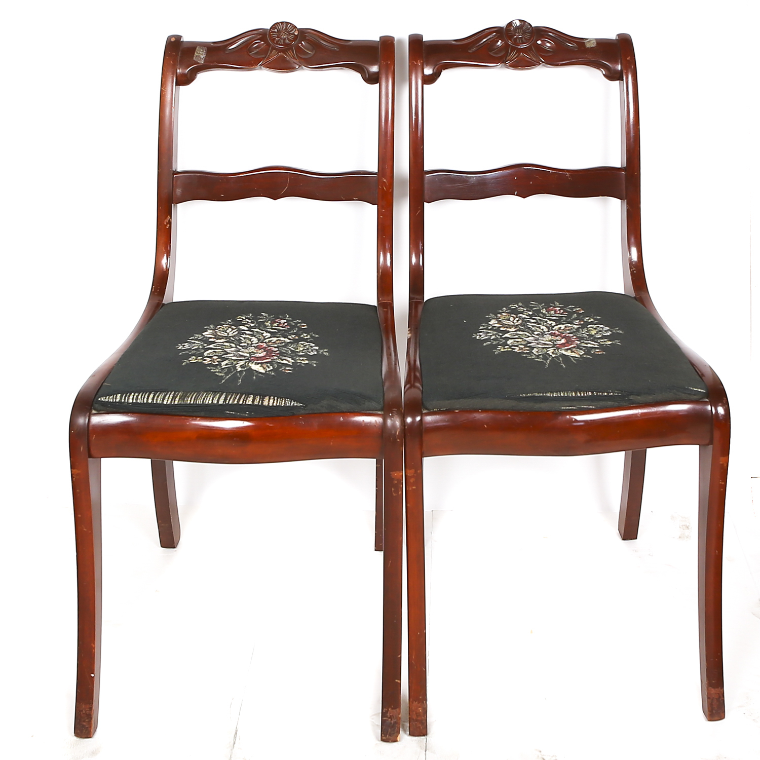Set of Vintage Victorian Style Dining Chairs