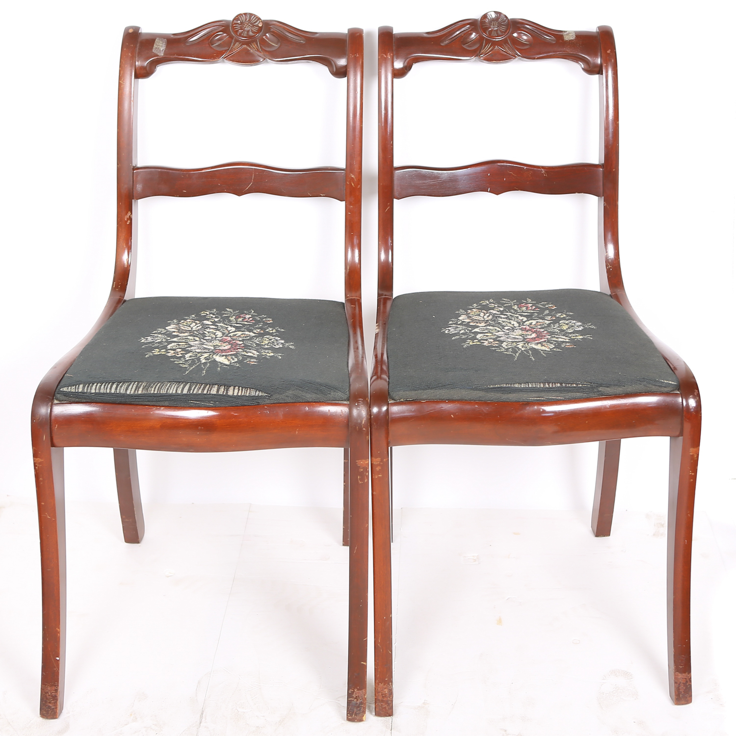 Set of Vintage Victorian Style Dining Chairs