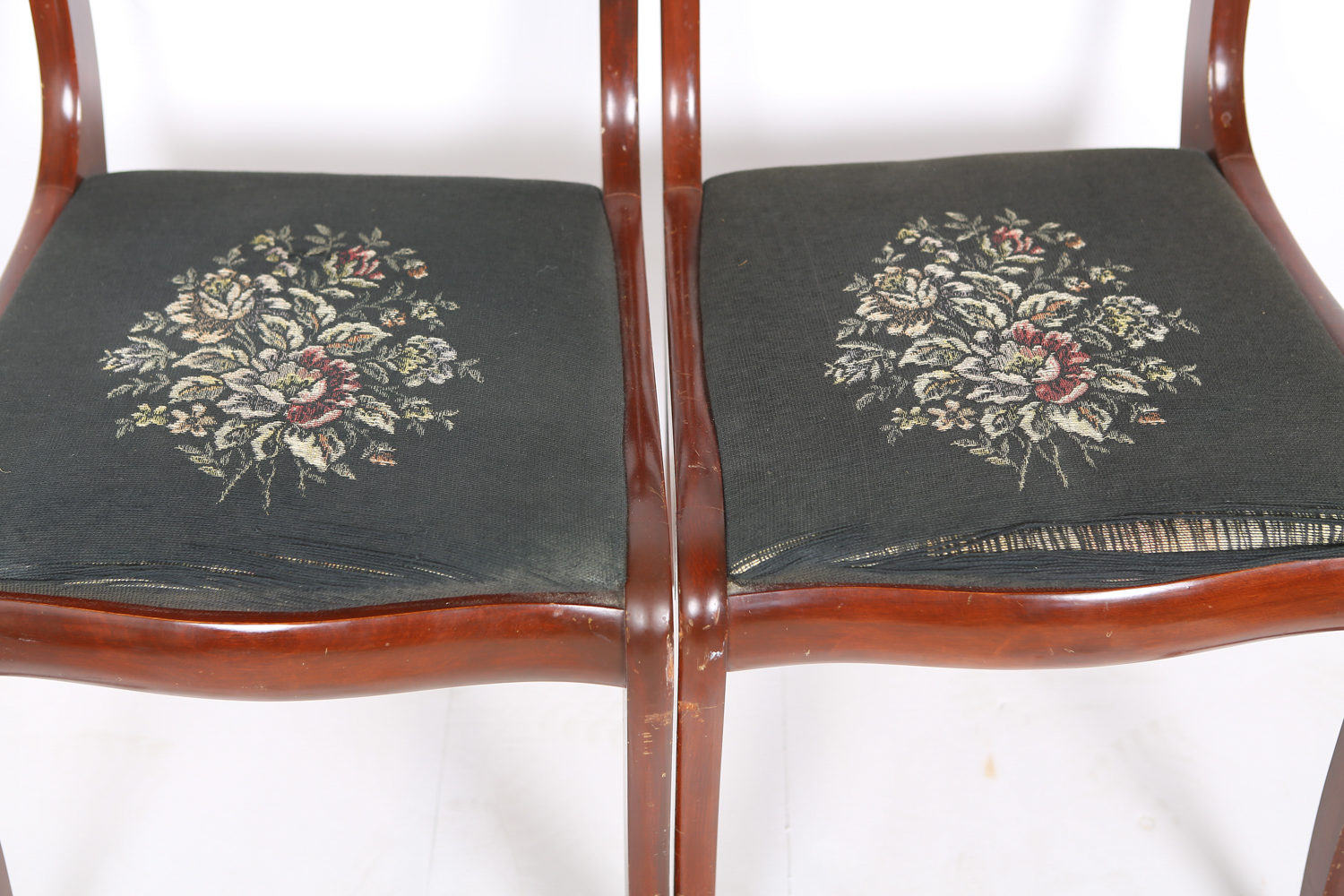 Set of Vintage Victorian Style Dining Chairs