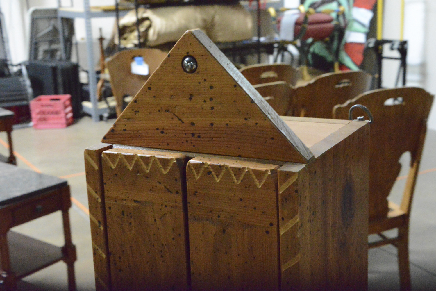 Folk Art Style Cabinet