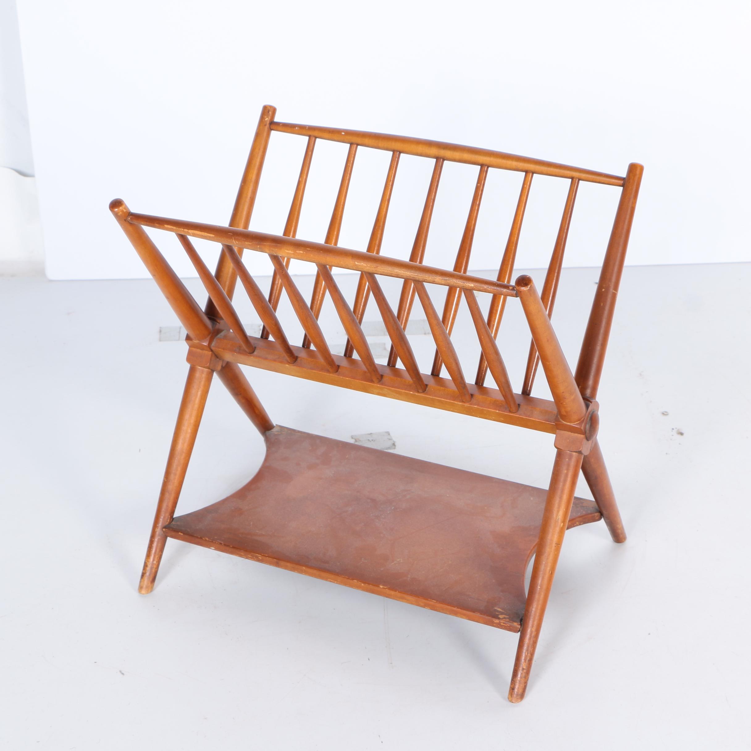 Mid Century Modern Robsjohn Gibbings Magazine Stand for Widdicomb