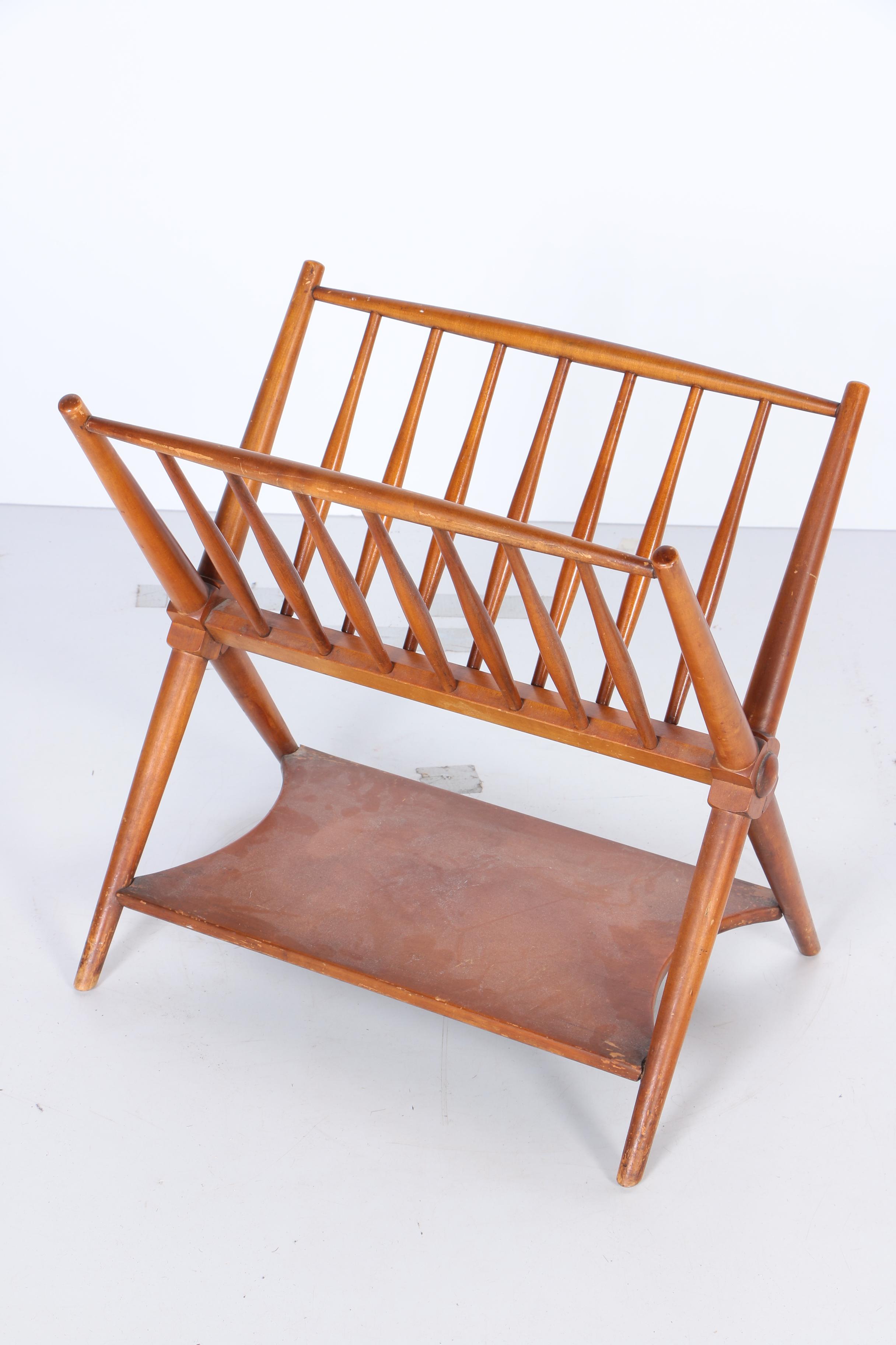 Mid Century Modern Robsjohn Gibbings Magazine Stand for Widdicomb