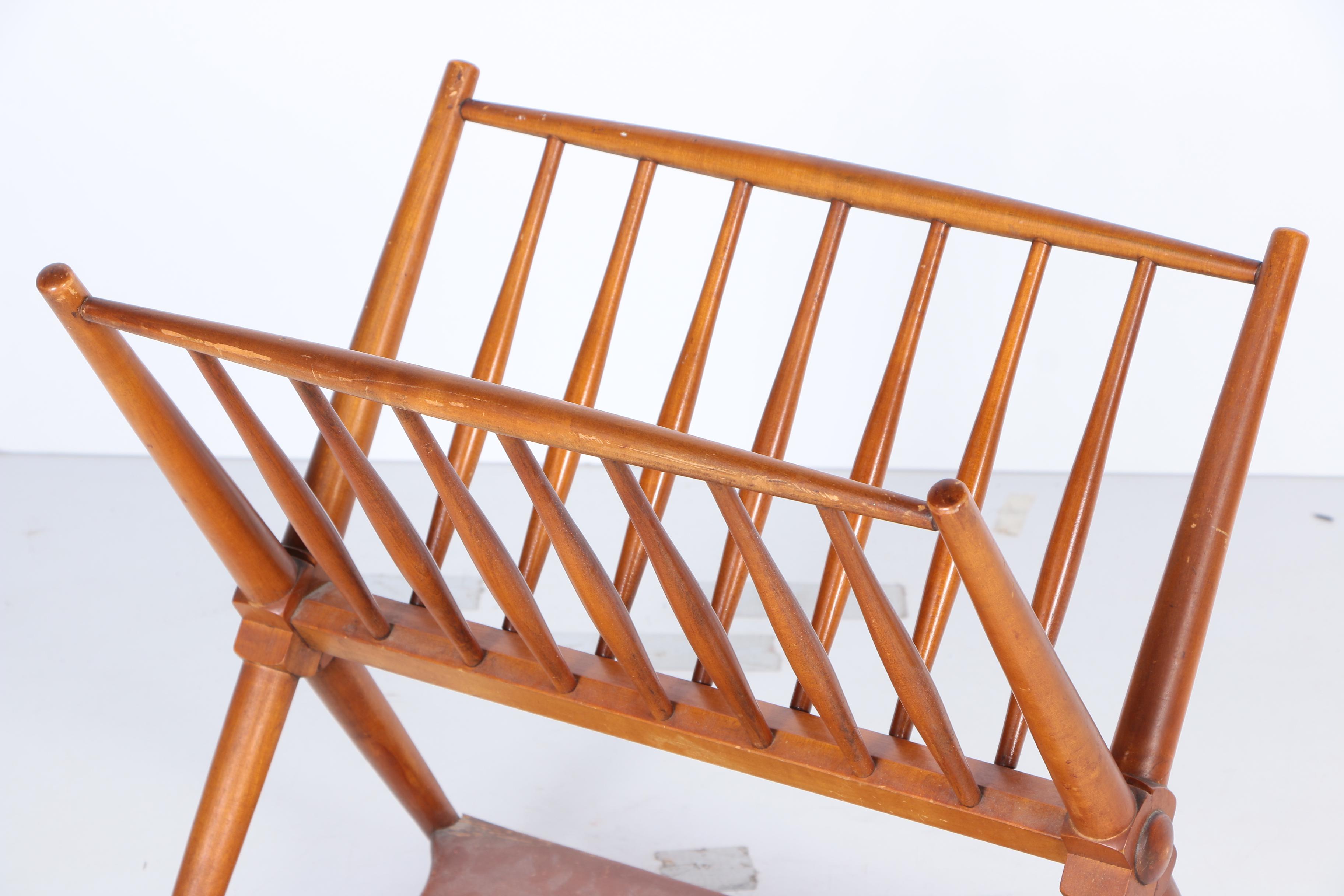 Mid Century Modern Robsjohn Gibbings Magazine Stand for Widdicomb