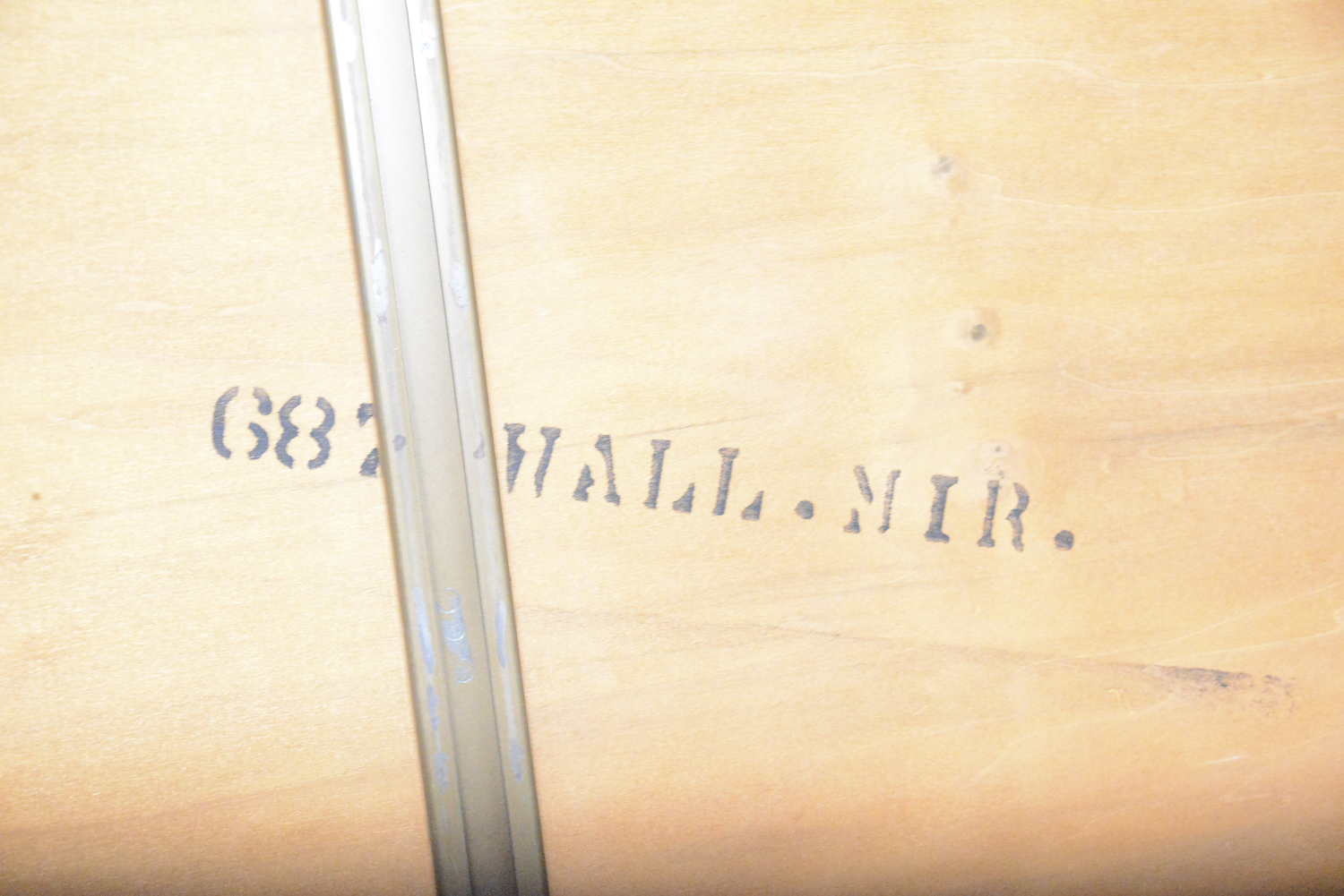 Vintage French Provencal Style Maple Dresser and Mirror